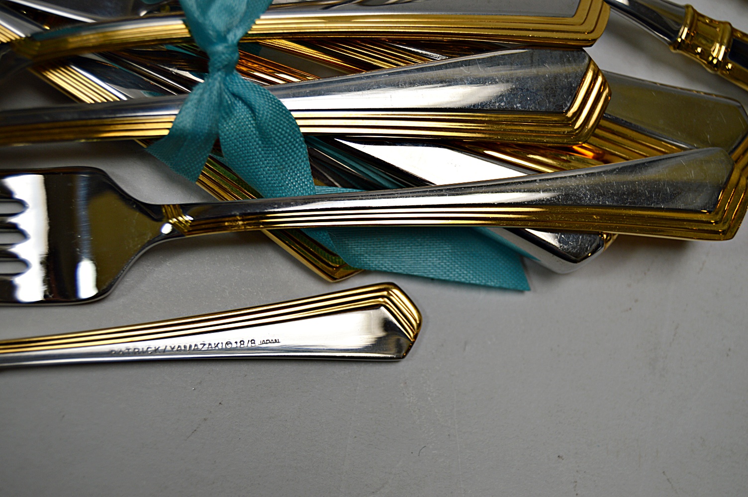 Japanese Yamazaki Stainless Flatware Collection with 30+ Pieces