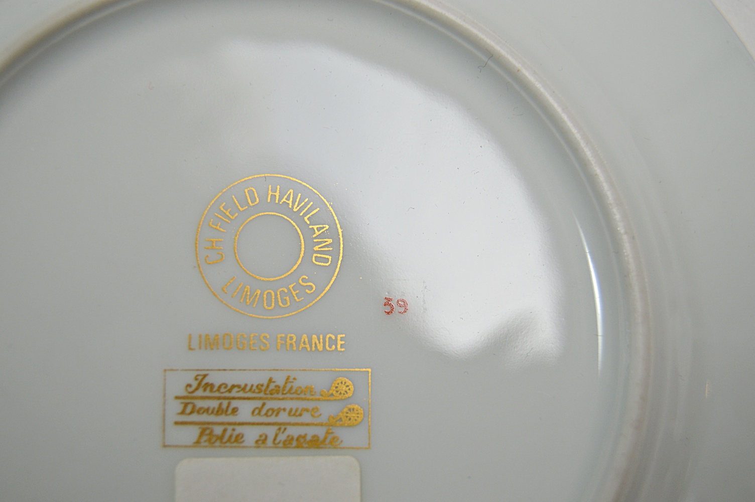 Place Setting of French C.H. Fields Haviland Limoges China