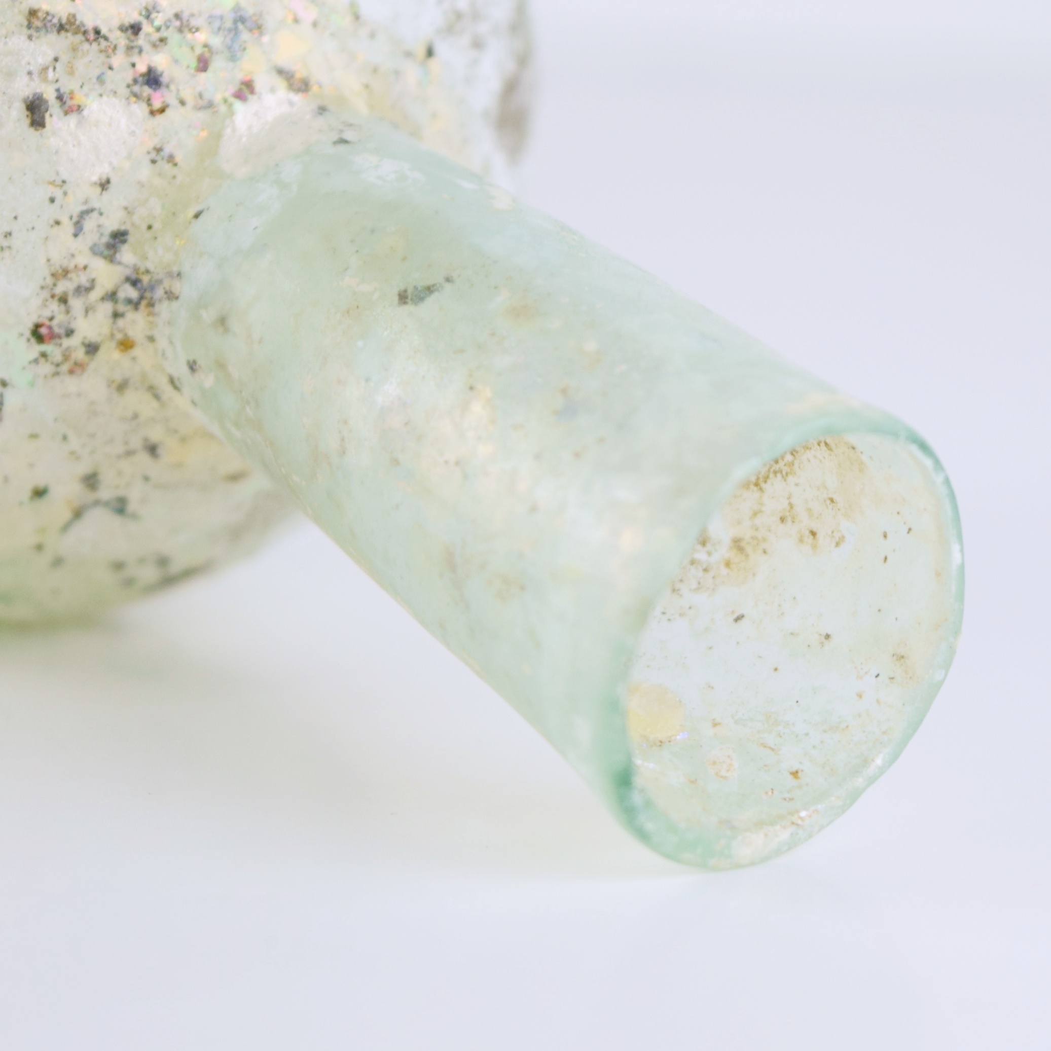 Ancient Roman Glass Vessel from Petra, Jordan