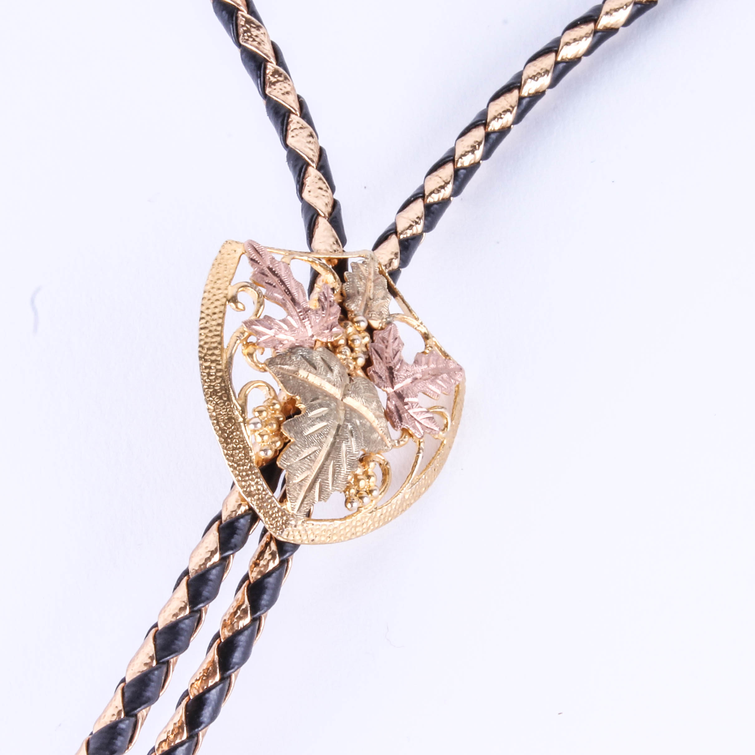 10K and 12K Black Hills Gold Bolo Tie