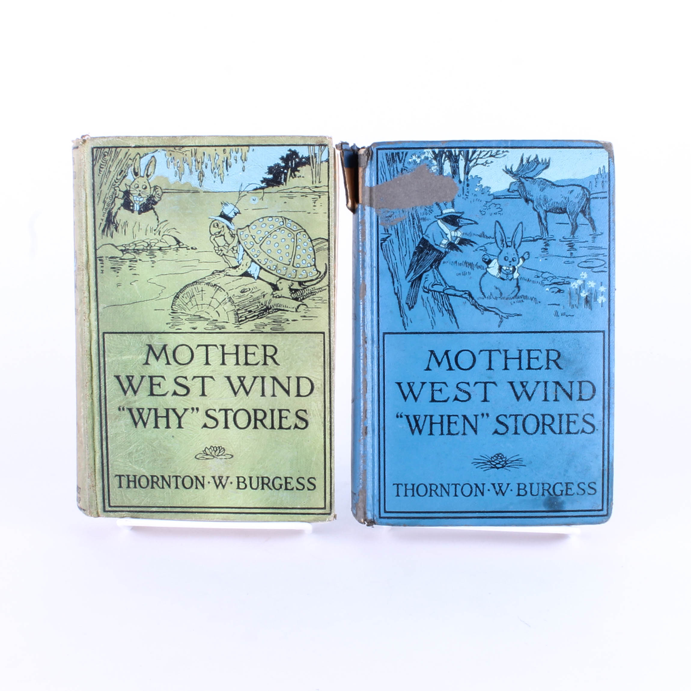 Pair of Antique "Mother West Wind" Books by Thorton W. Burgess