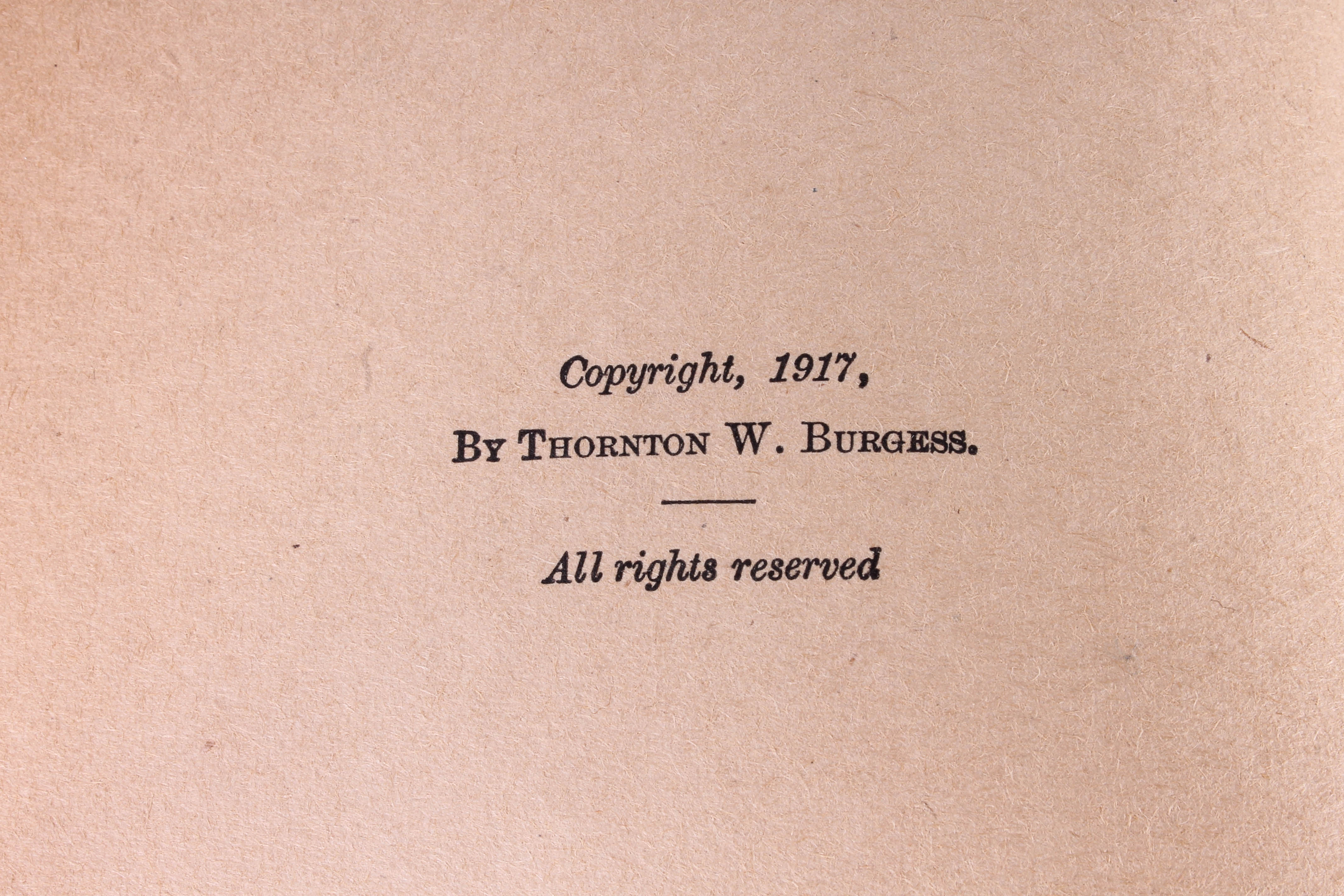 Pair of Antique "Mother West Wind" Books by Thorton W. Burgess