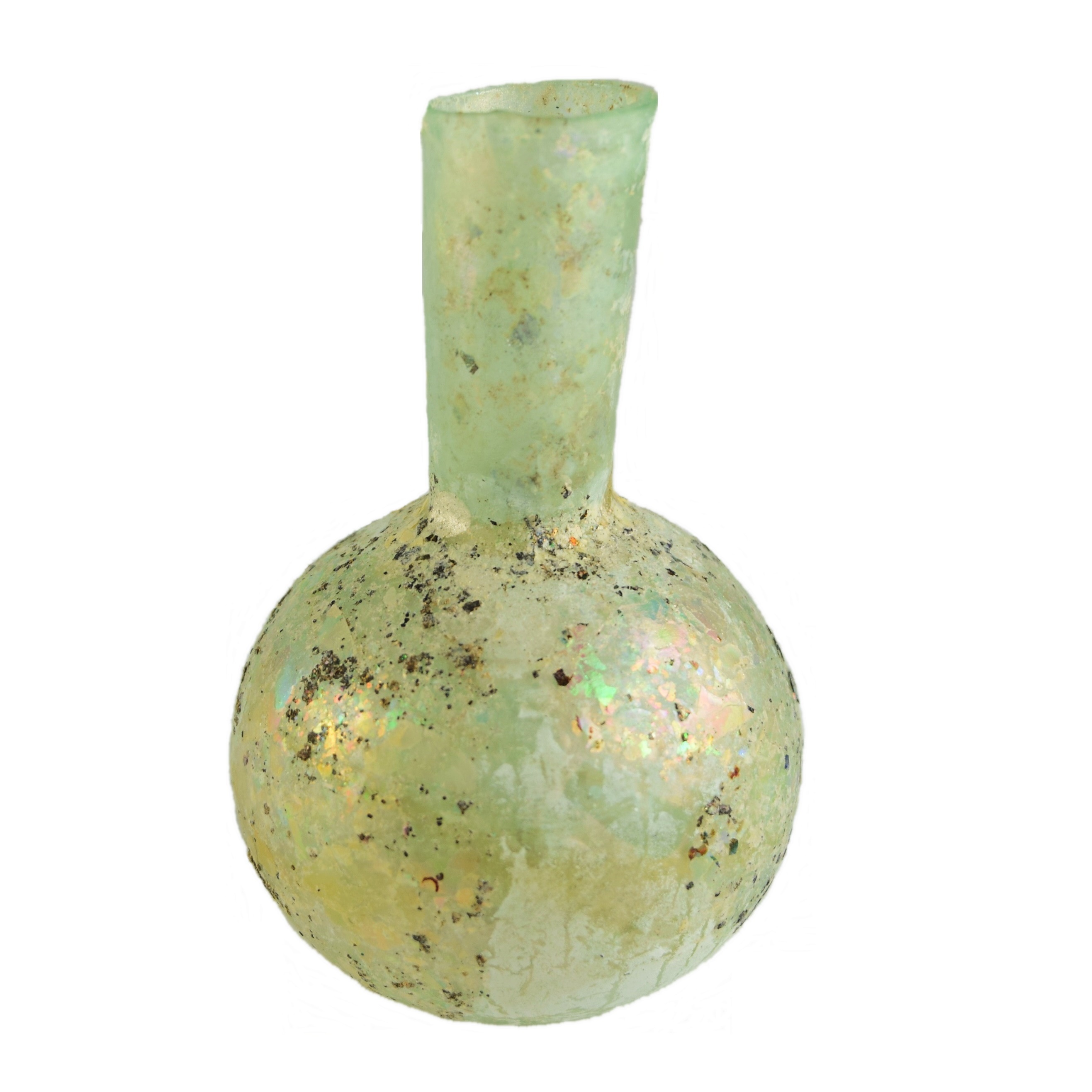 Ancient Roman Glass Vessel from Petra, Jordan