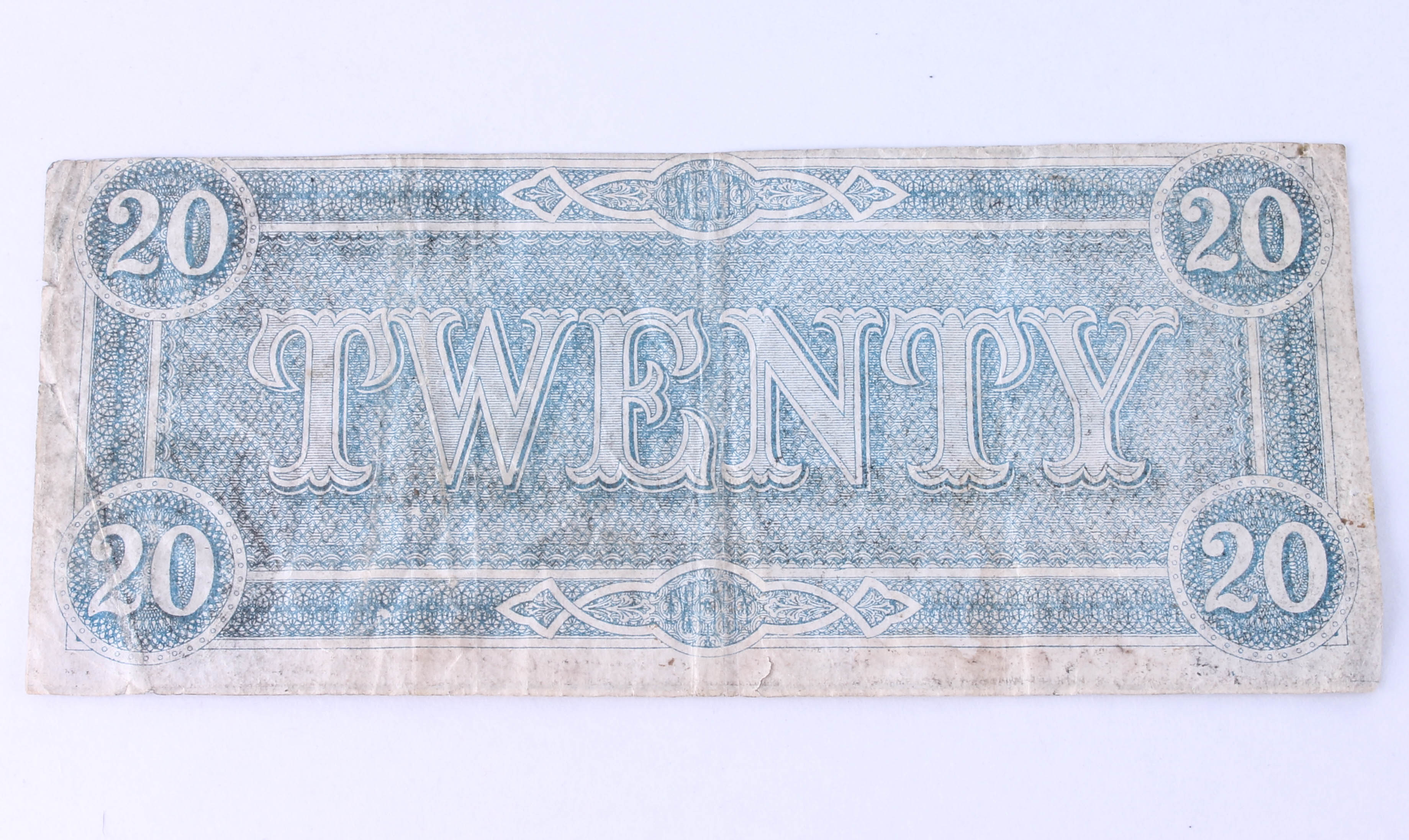 Confederate States of America Twenty Dollar Bill