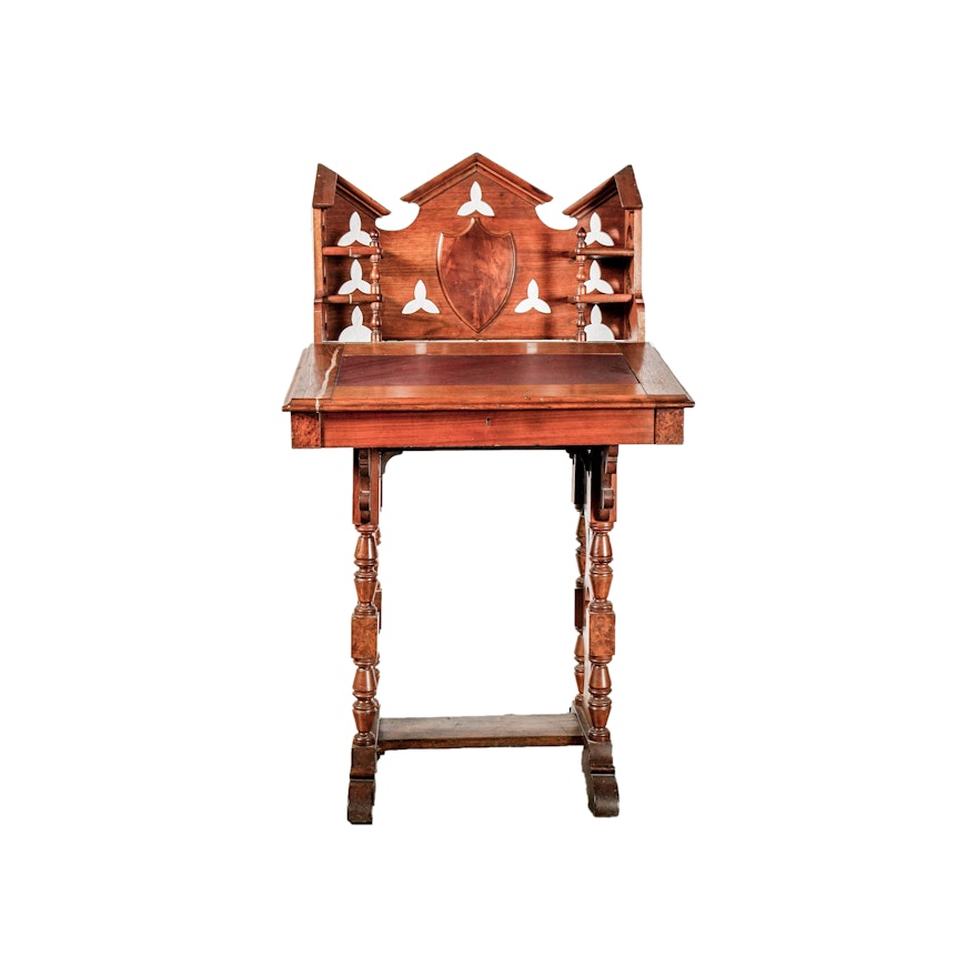 19th Century Gothic Revival Writing Desk