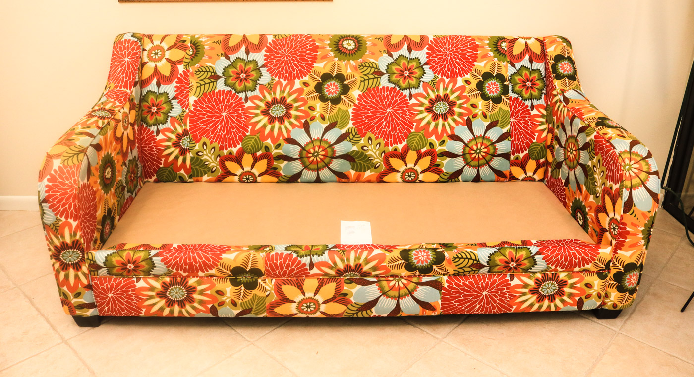 Floral Print Loveseat and Couch