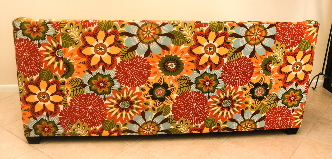 Floral Print Loveseat and Couch