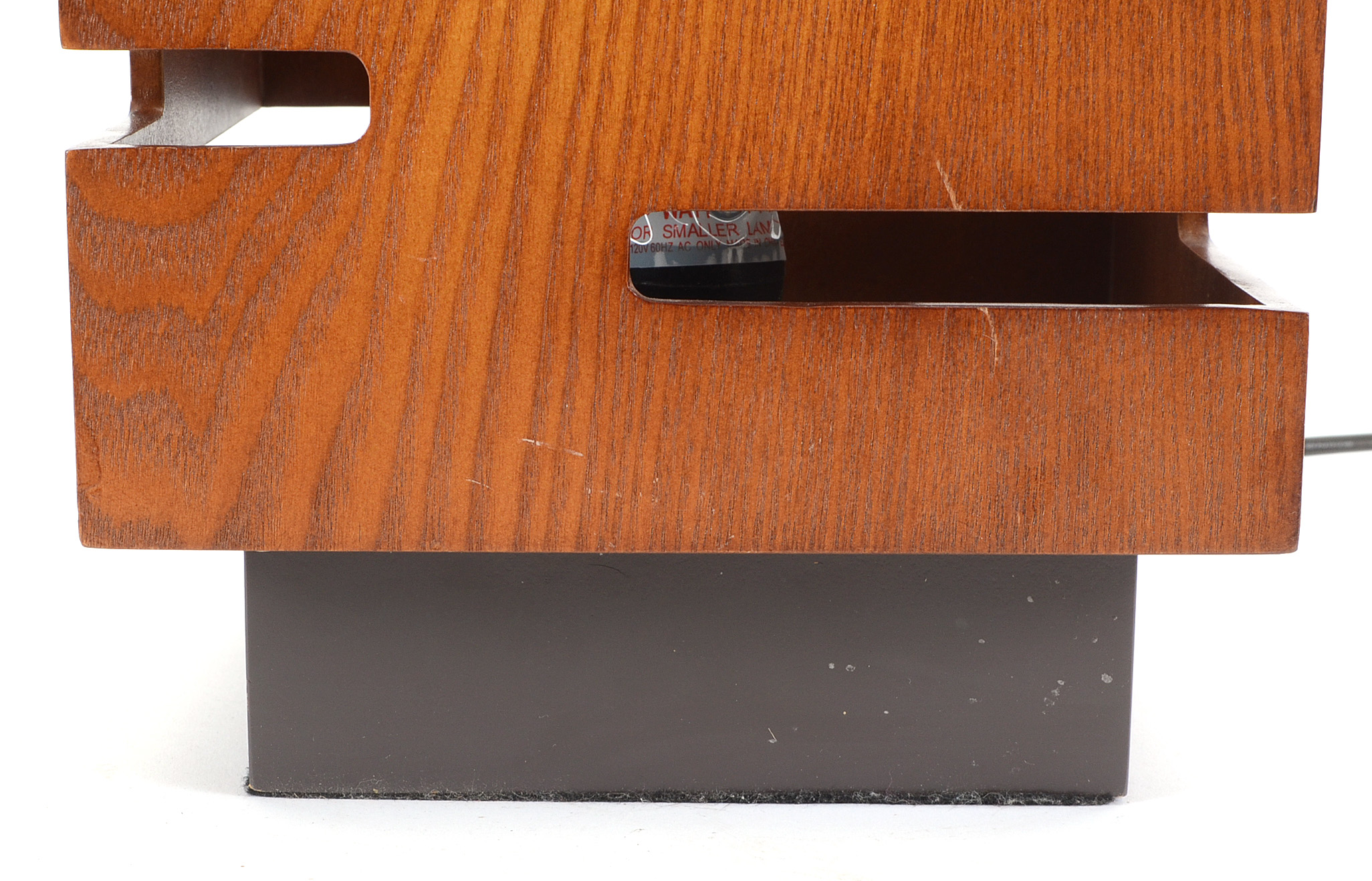 Mid Century Modern Shadow Box Lamp