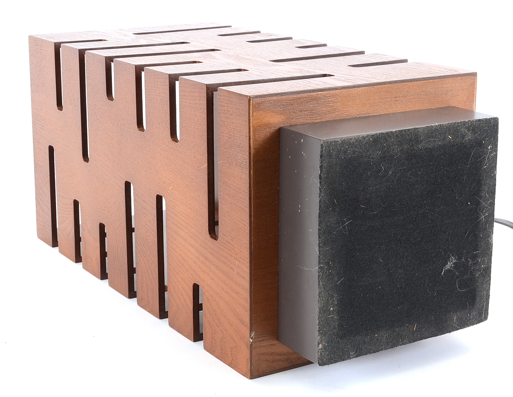 Mid Century Modern Shadow Box Lamp