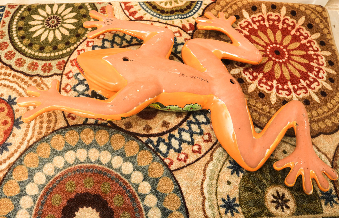 Pair of Ceramic Frogs