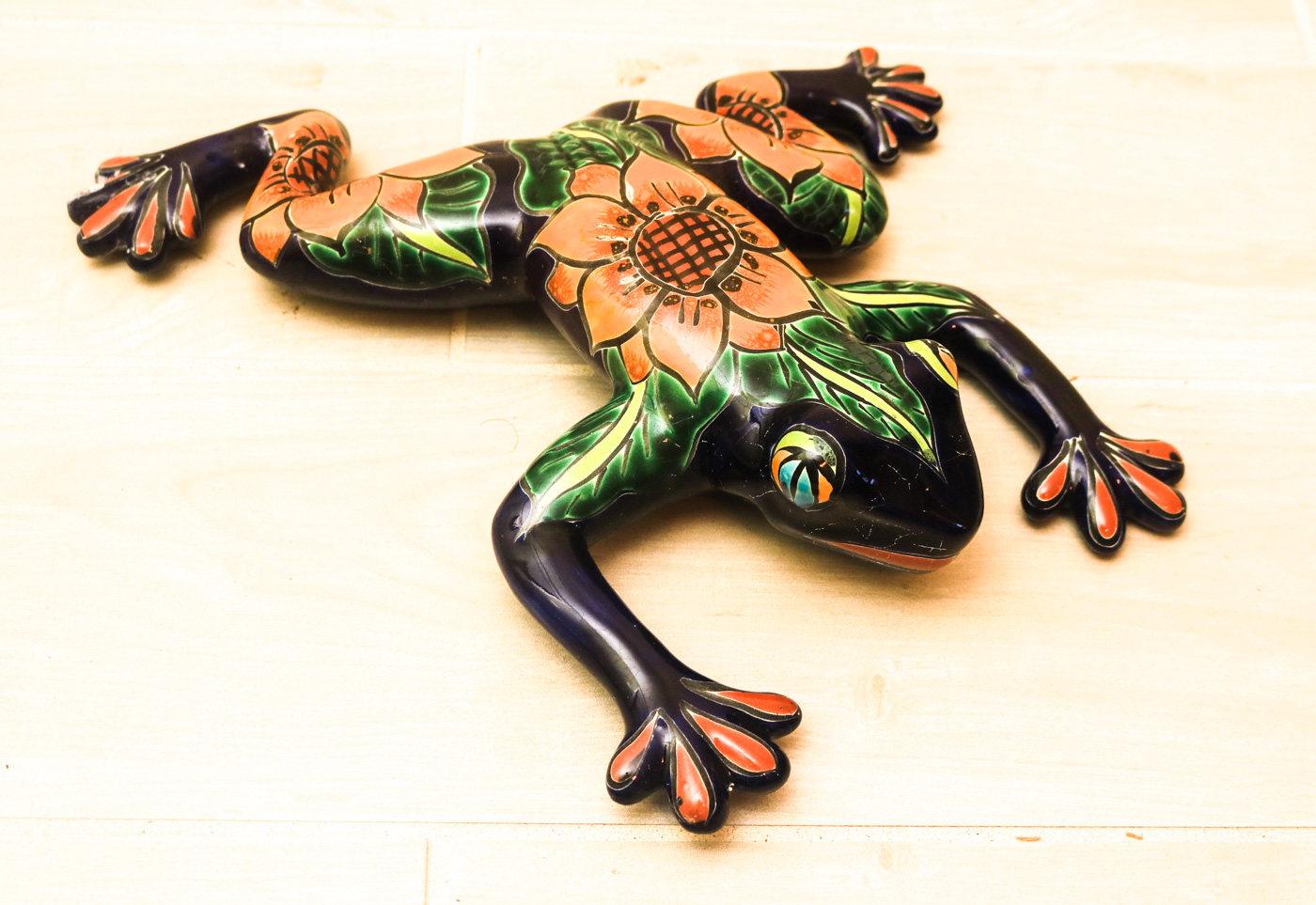 Pair of Ceramic Frogs