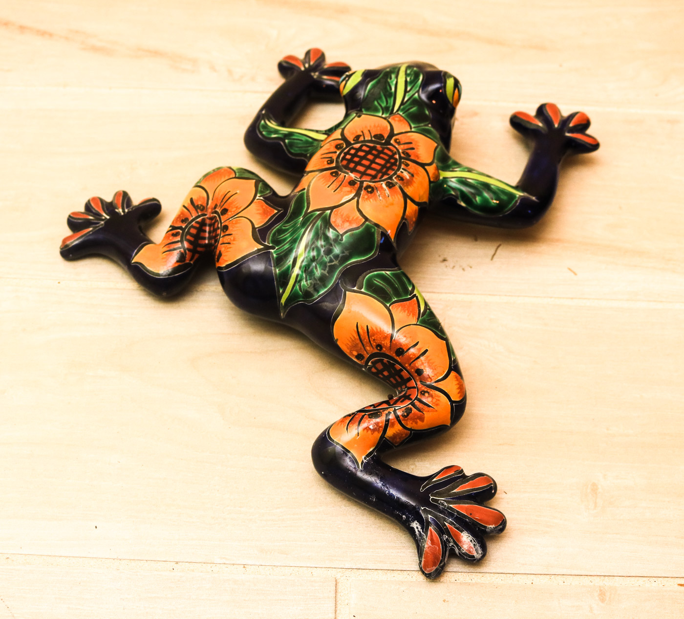 Pair of Ceramic Frogs