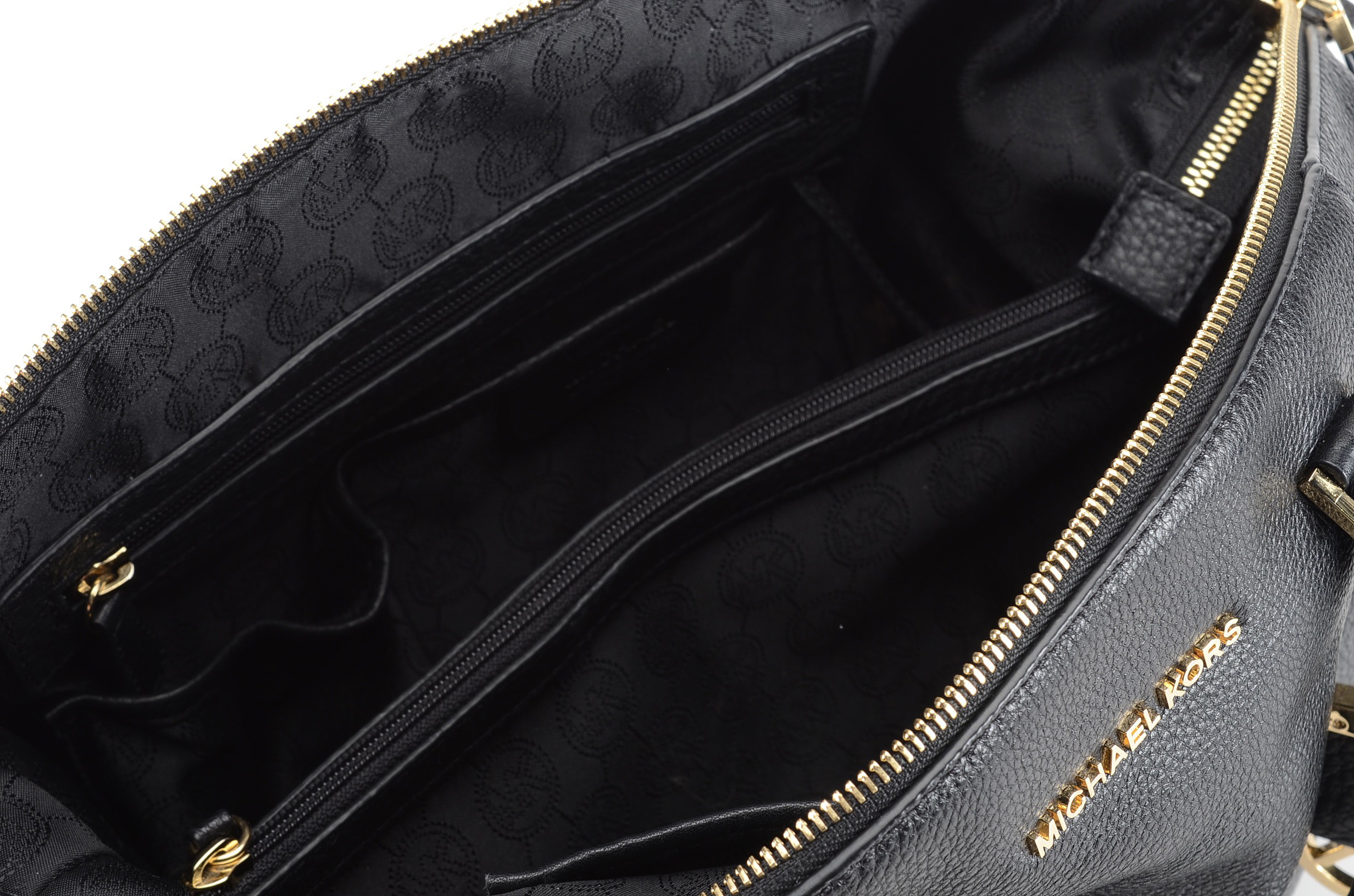 MICHAEL Michael Kors Riley Large Pebbled Leather Satchel and Fulton Carryall Wallet