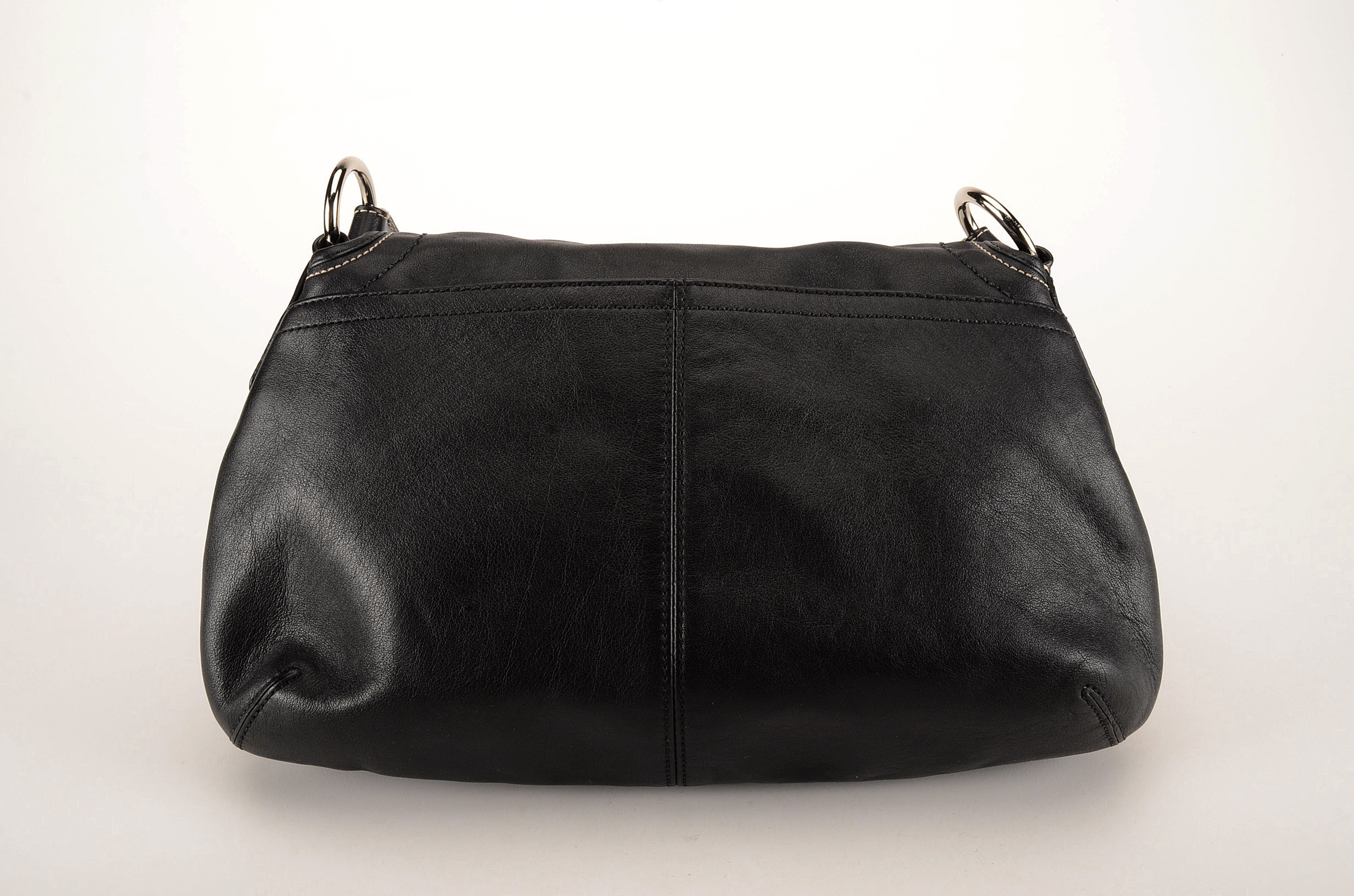 Coach Soho Leather Pleated Flap Shoulder Bag