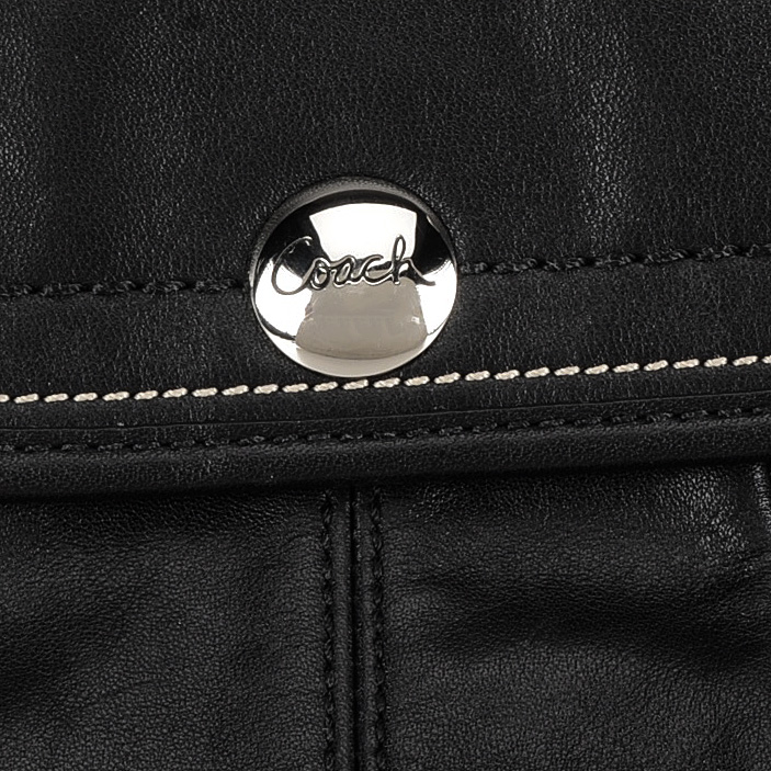 Coach Soho Leather Pleated Flap Shoulder Bag