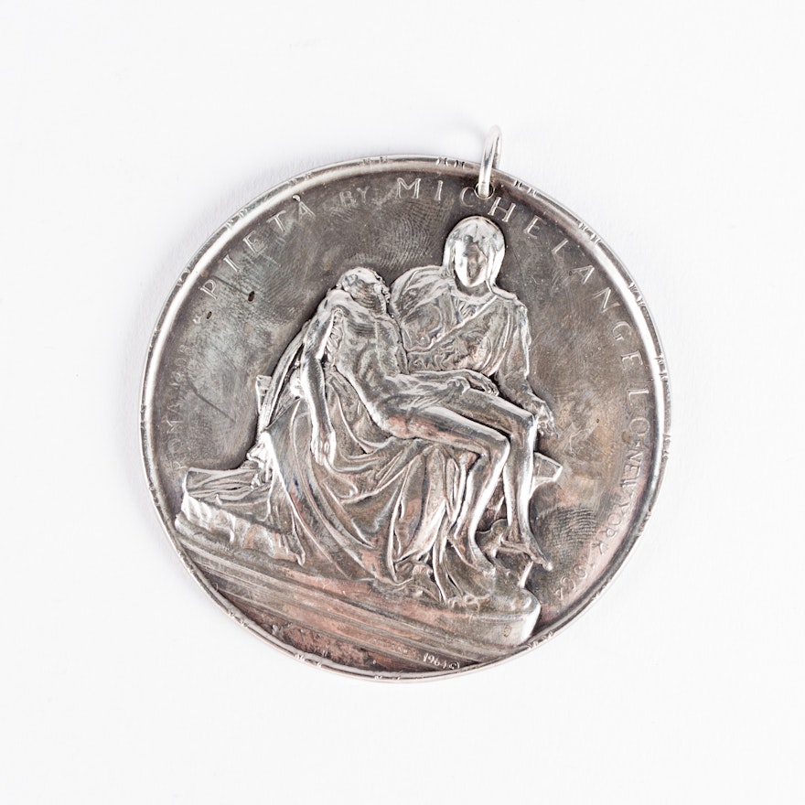 Towle "Pieta" Sterling Silver Medallion