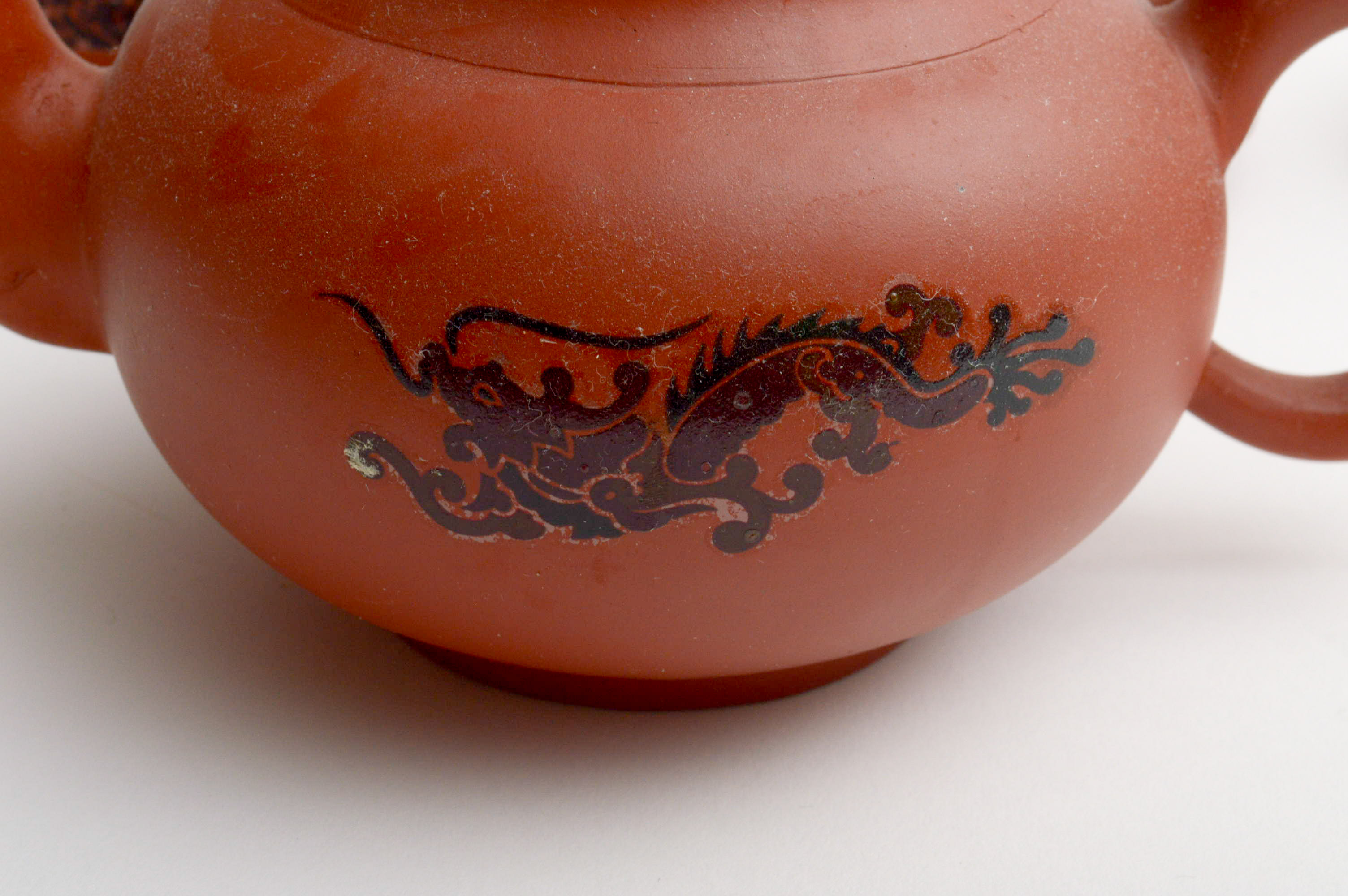 Chinese Dragon Terracotta Tea Set