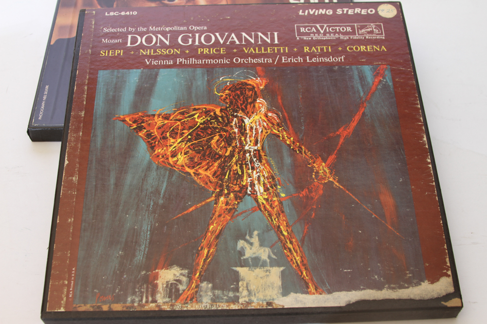 Collection of Vinyl Mozart Works by Various Artists