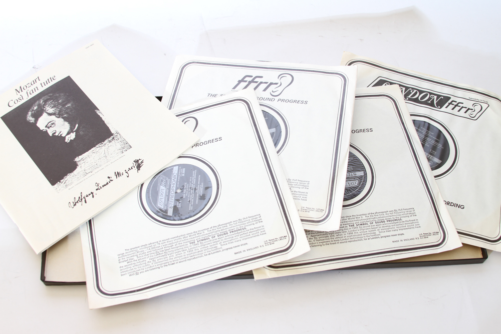 Collection of Vinyl Mozart Works by Various Artists