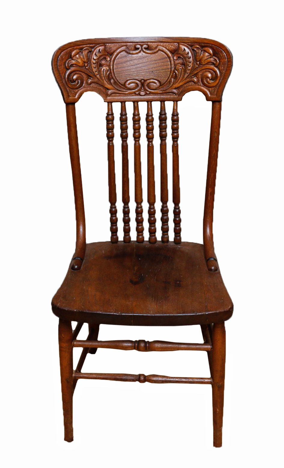 Two Vintage Spindle Back Chairs