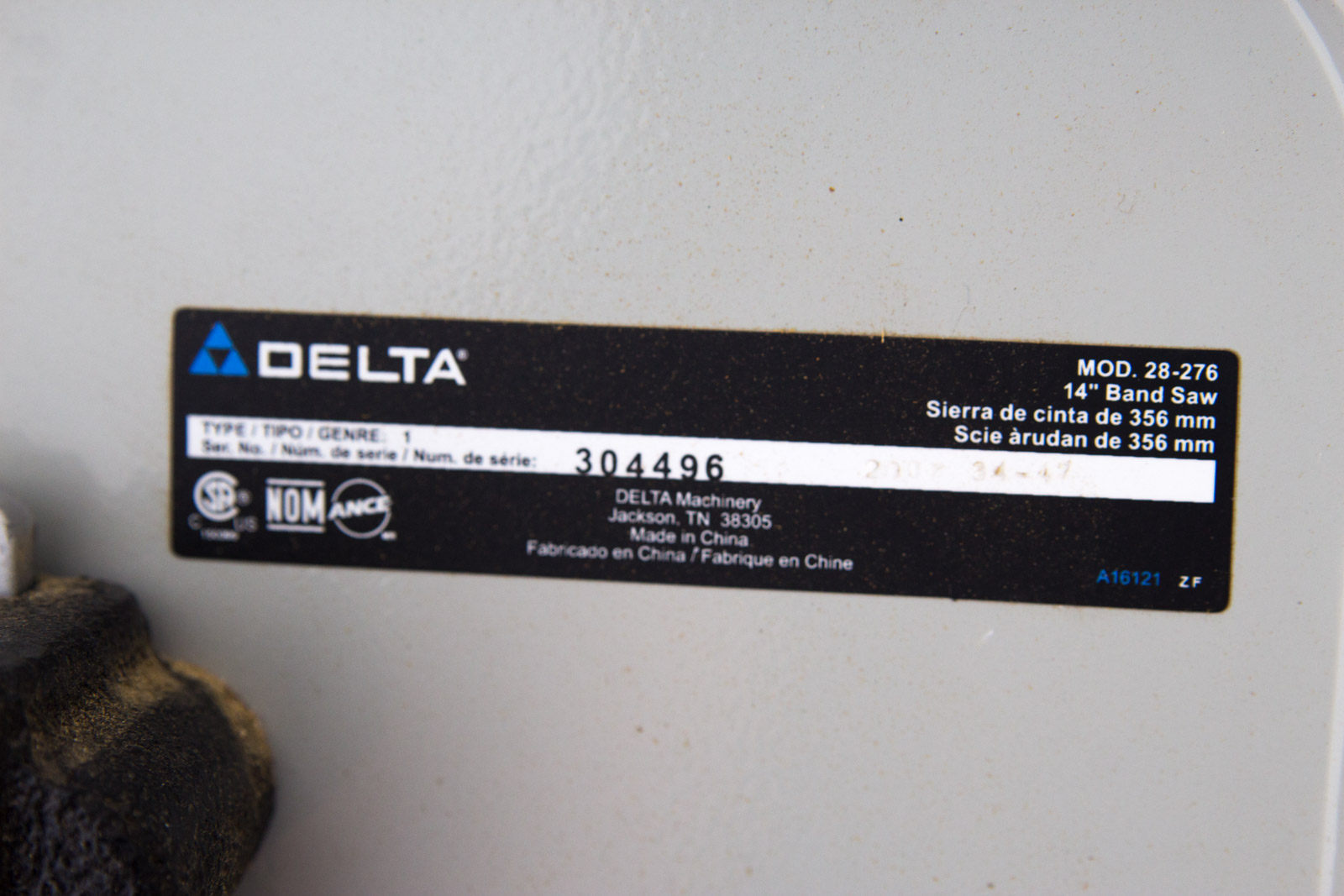 Delta Model 28-276 14-Inch Band Saw with Stand