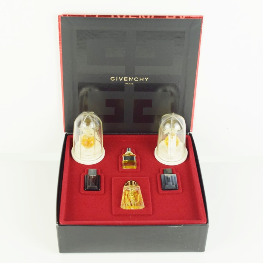Miniature Givenchy and Nina Ricci Perfume Bottles