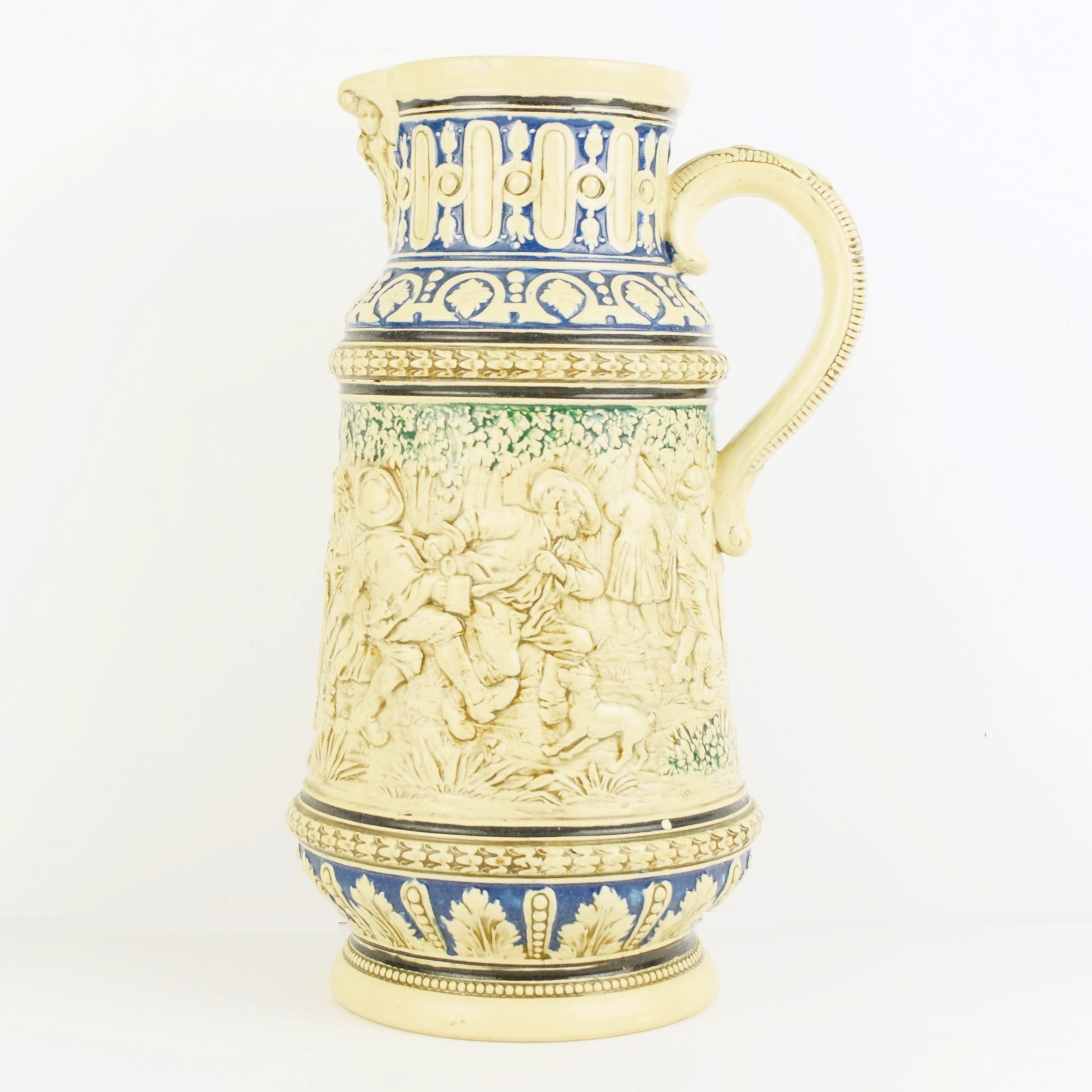 Large Vintage German Salt Glaze Pitcher