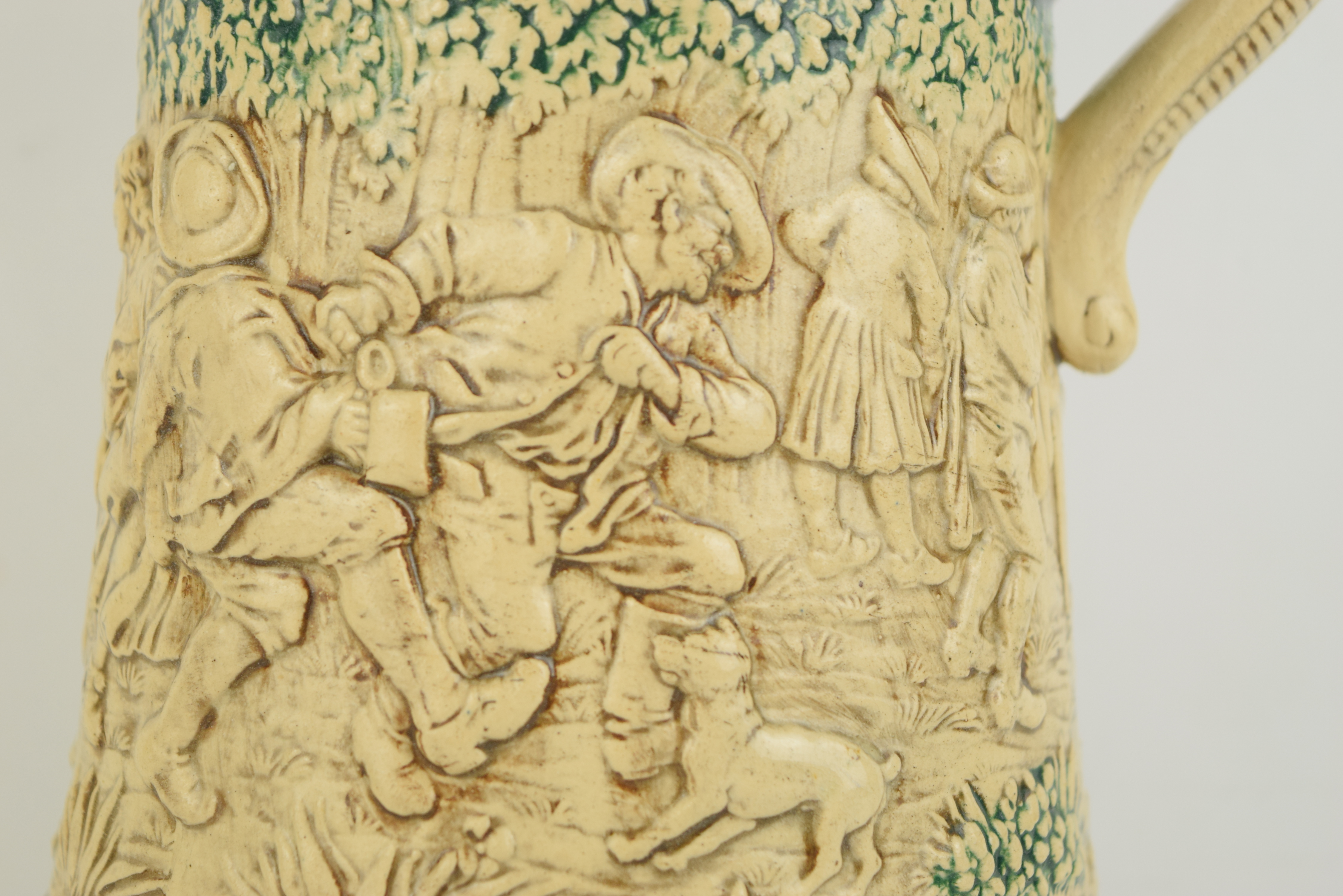 Large Vintage German Salt Glaze Pitcher