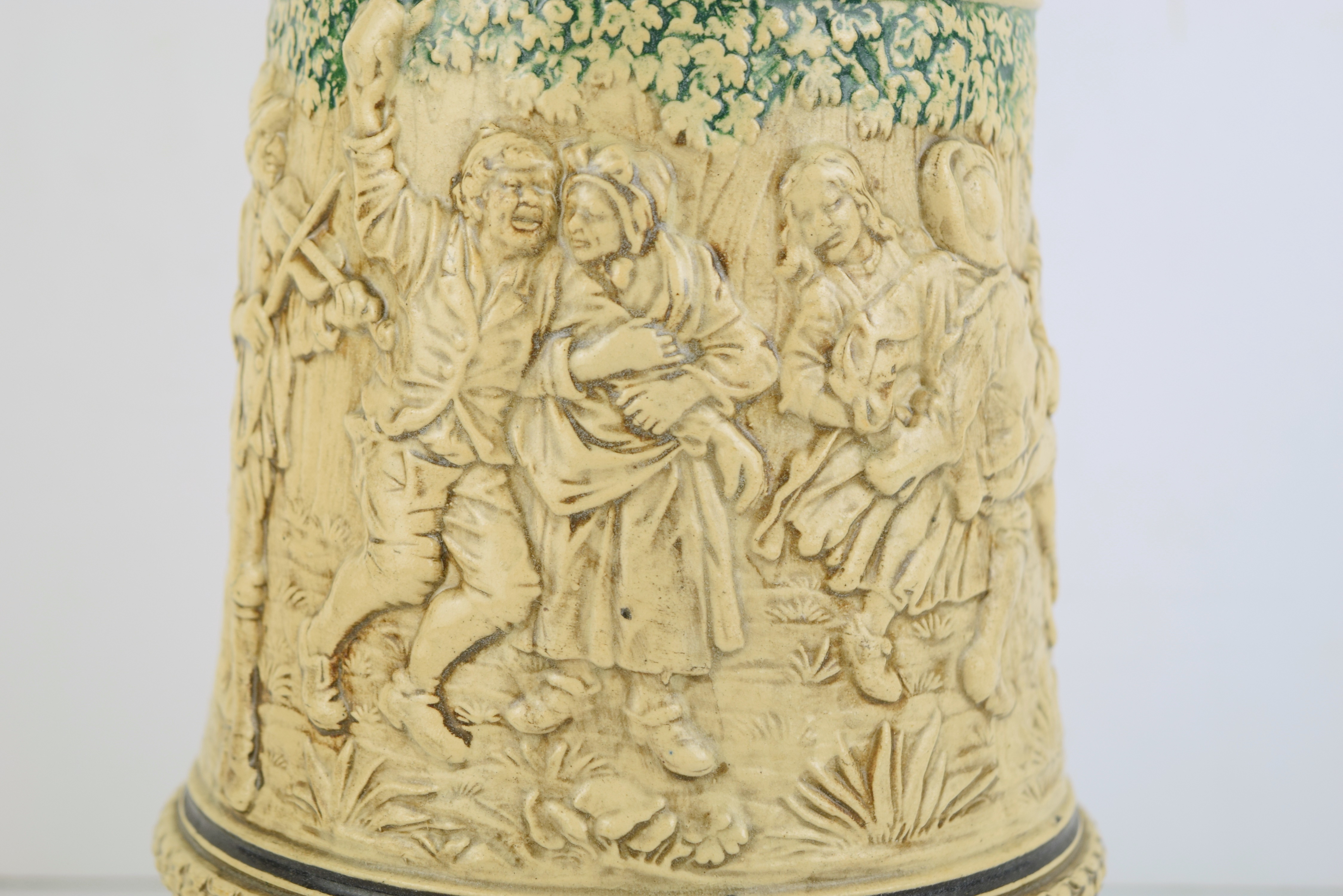 Large Vintage German Salt Glaze Pitcher