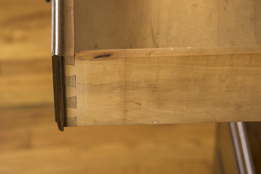 Cherry Wood Buffet On Casters