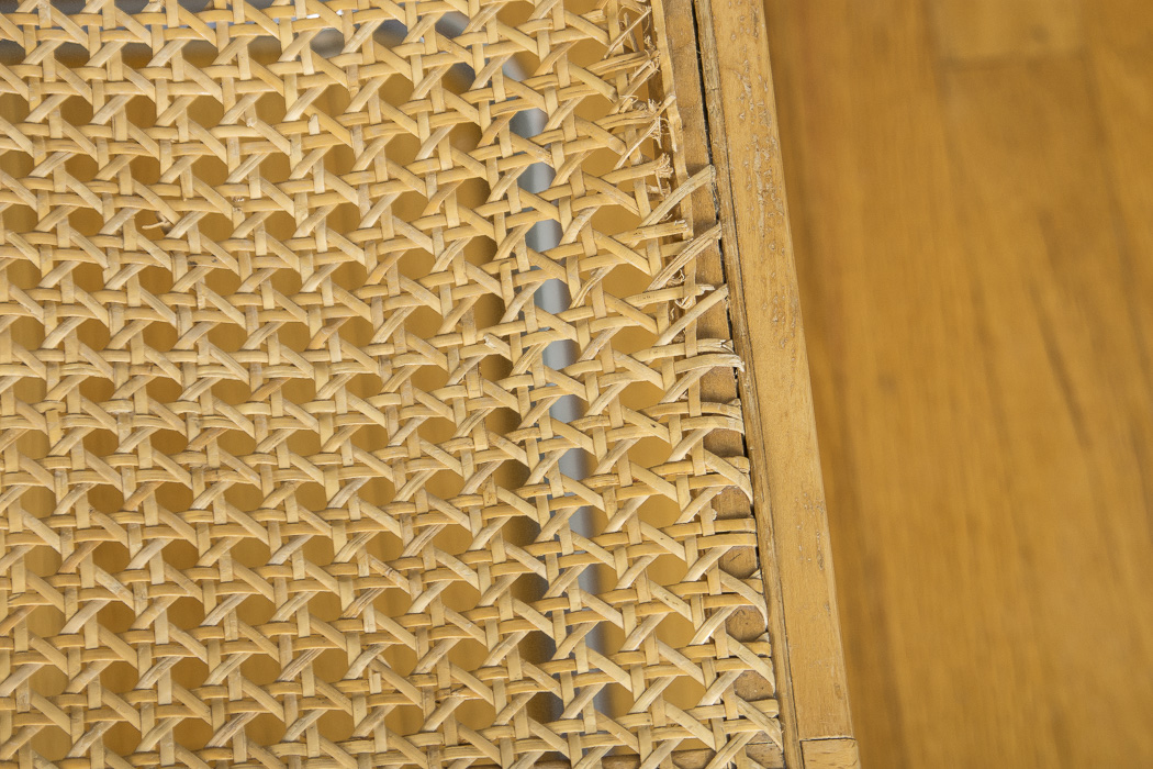 "Cesca" Caned Cantilever Dining Chairs After Marcel Breuer