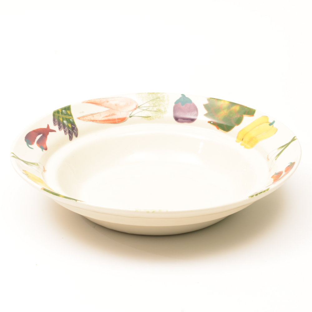 Vegetable Themed Kitchen Pottery Assortment