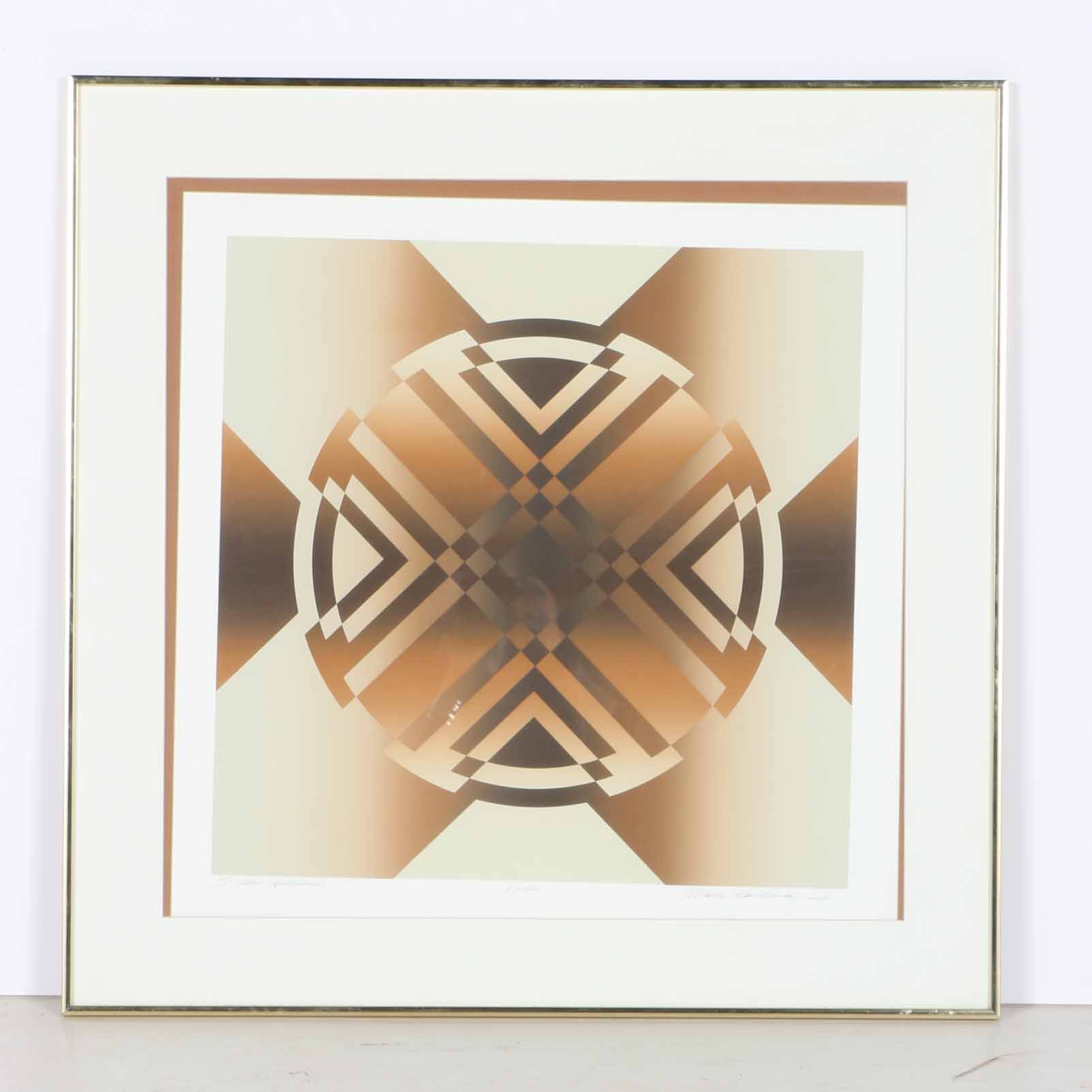 Signed Serigraph "Vector"