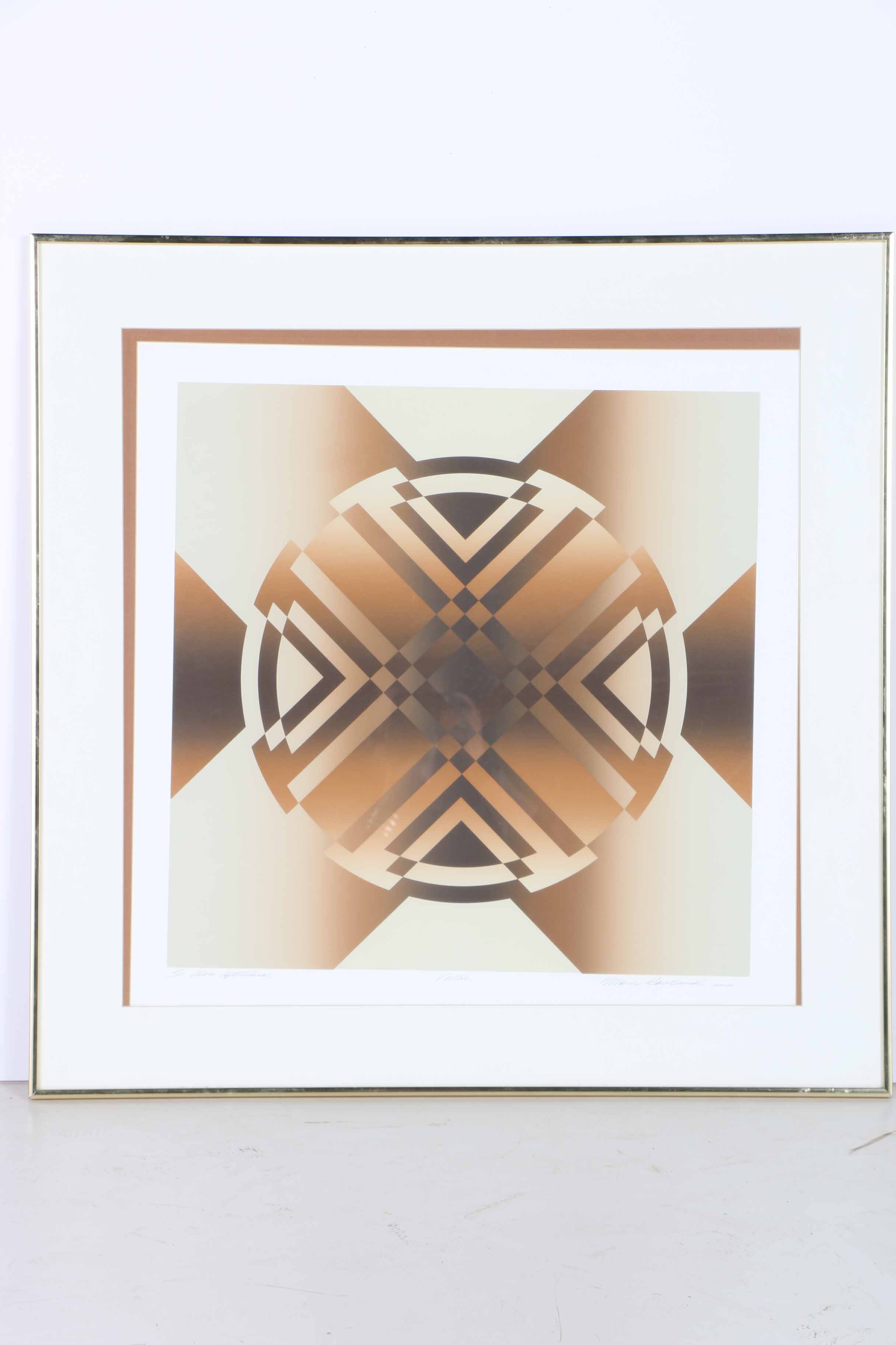 Signed Serigraph "Vector"