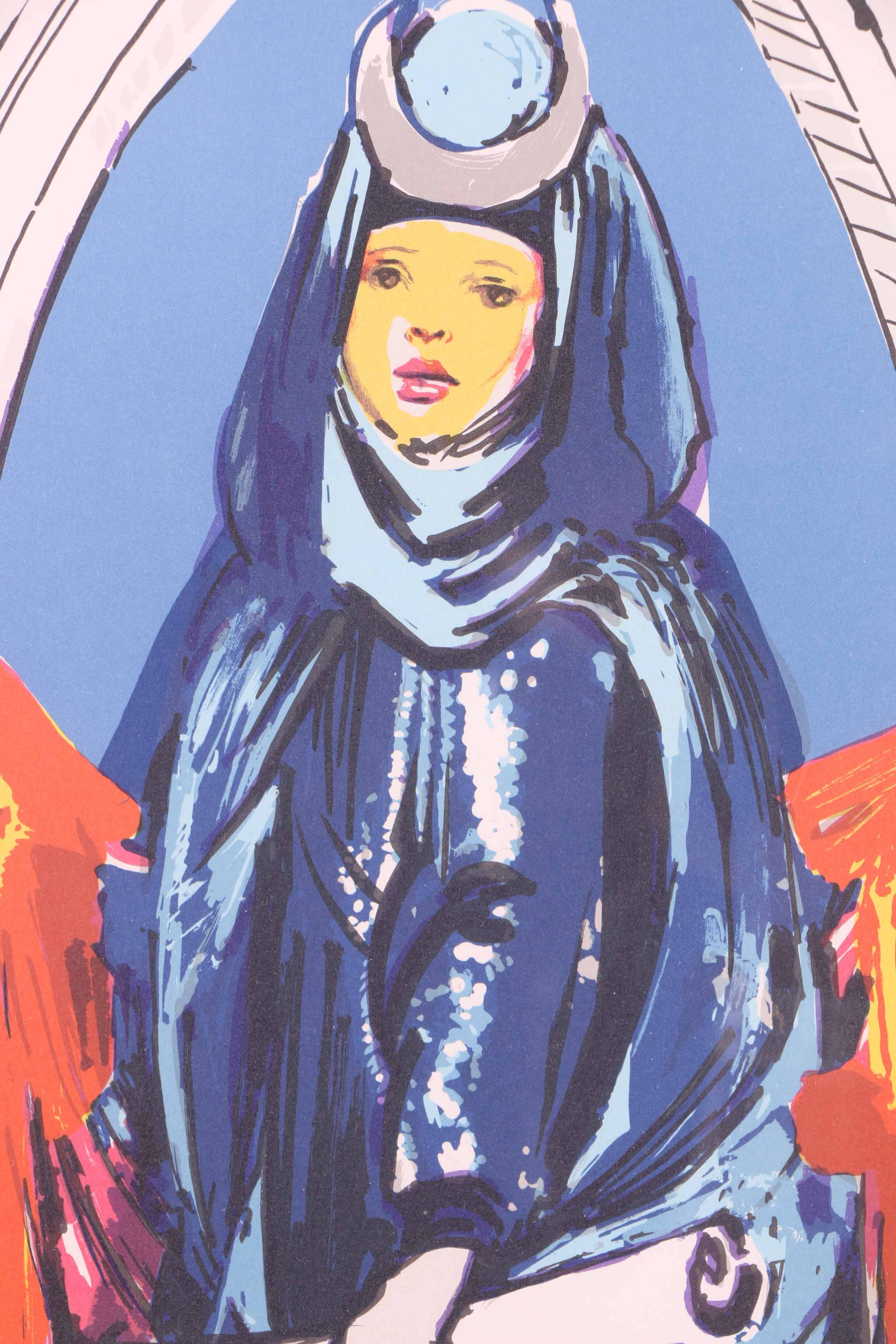 Salvador Dali Limited Edition Lithograph "The High Priestess"