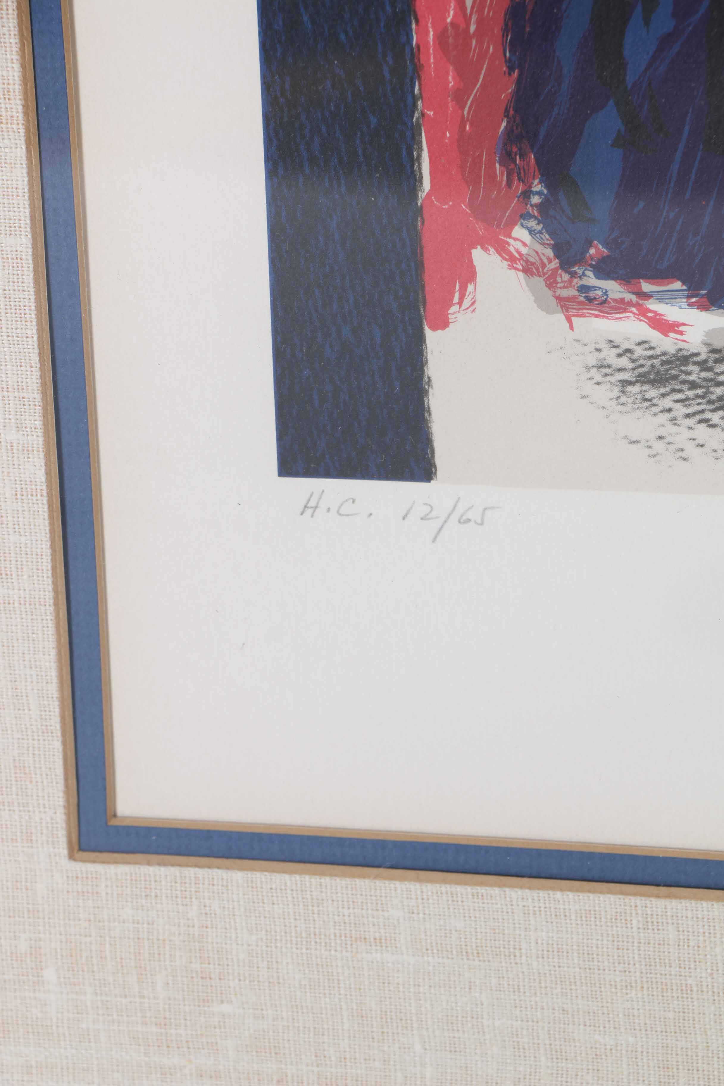 Salvador Dali Limited Edition Lithograph "The High Priestess"