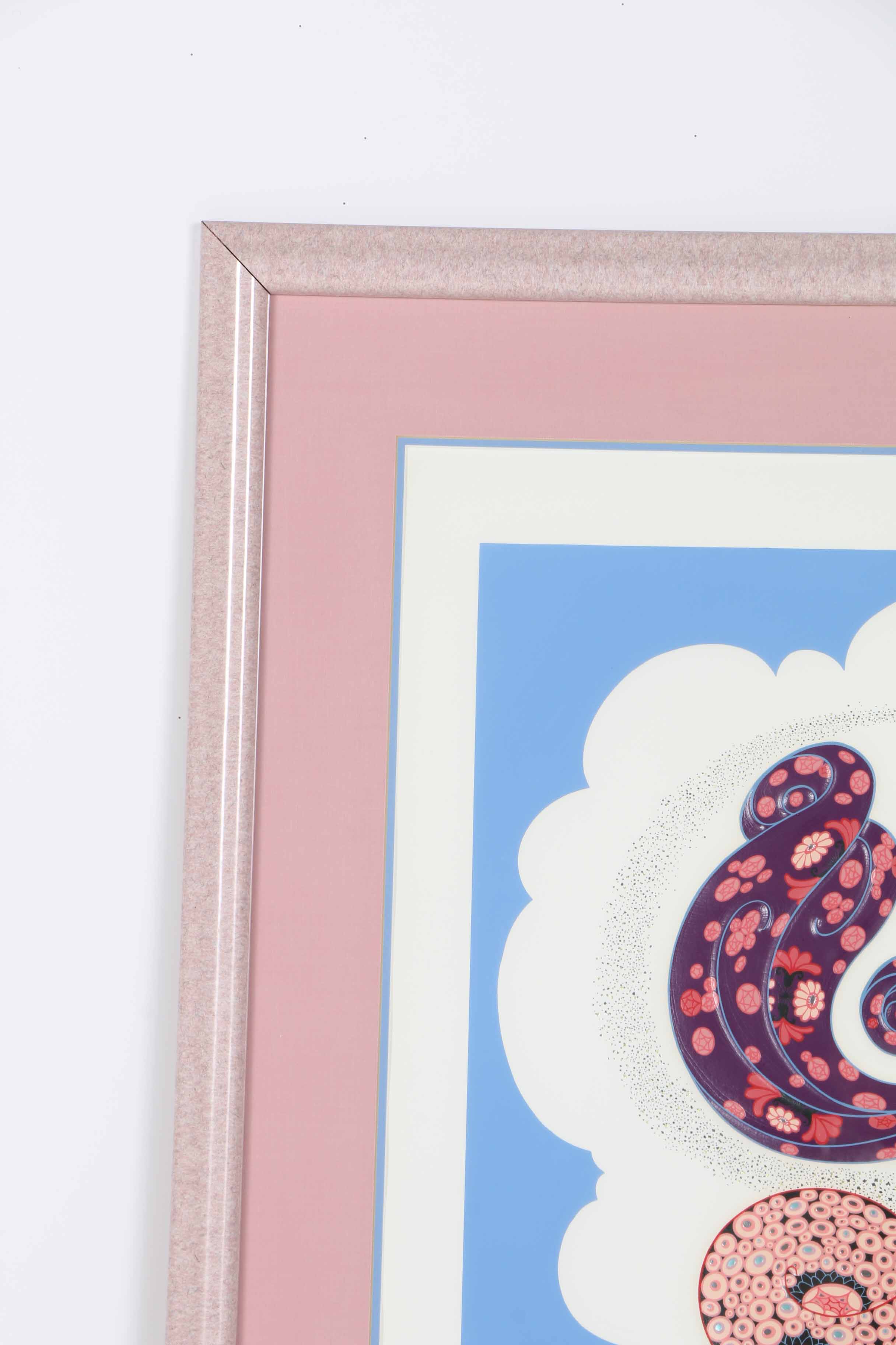 Erté Limited Edition Serigraph "The Pursuit Of Flore"