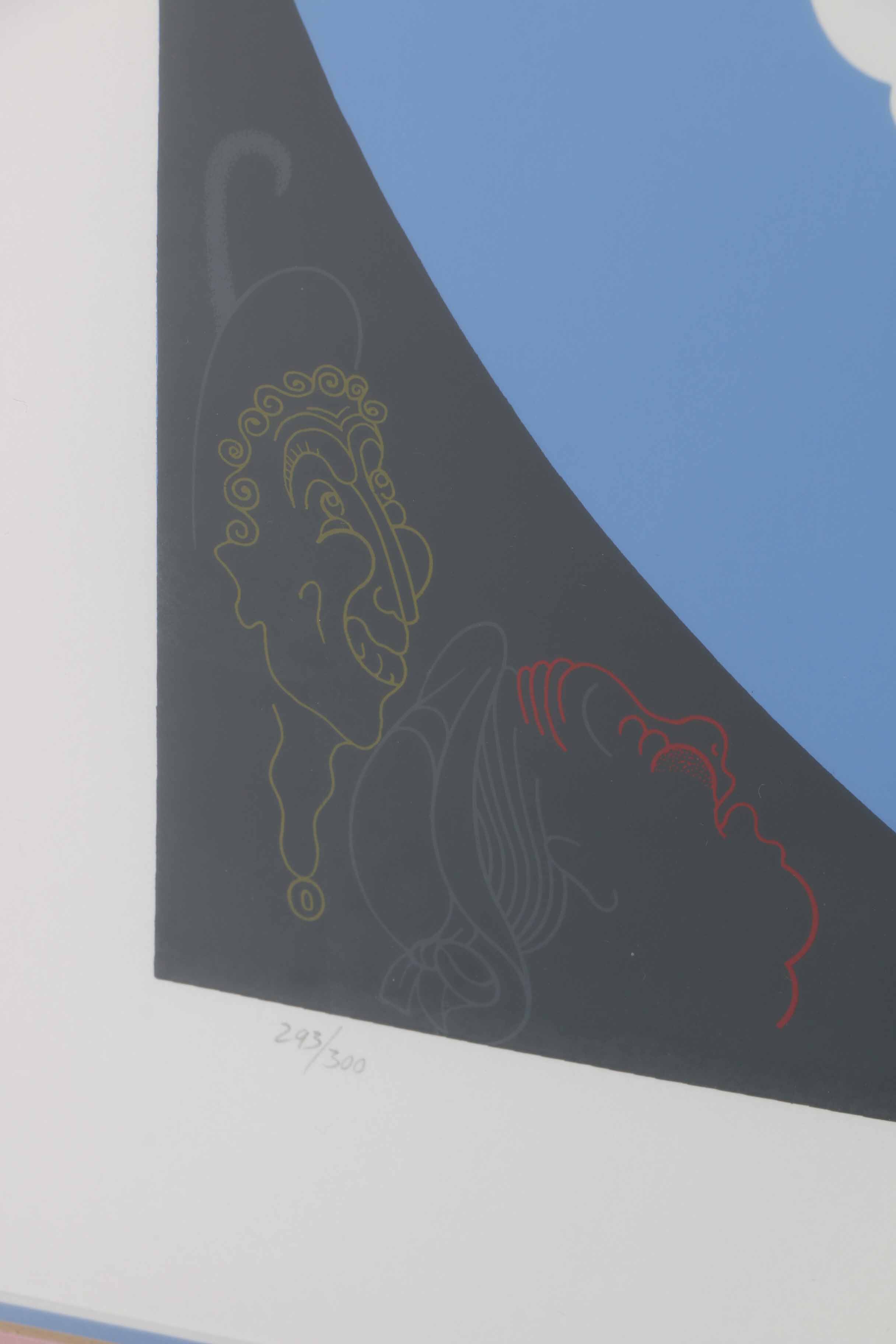 Erté Limited Edition Serigraph "The Pursuit Of Flore"