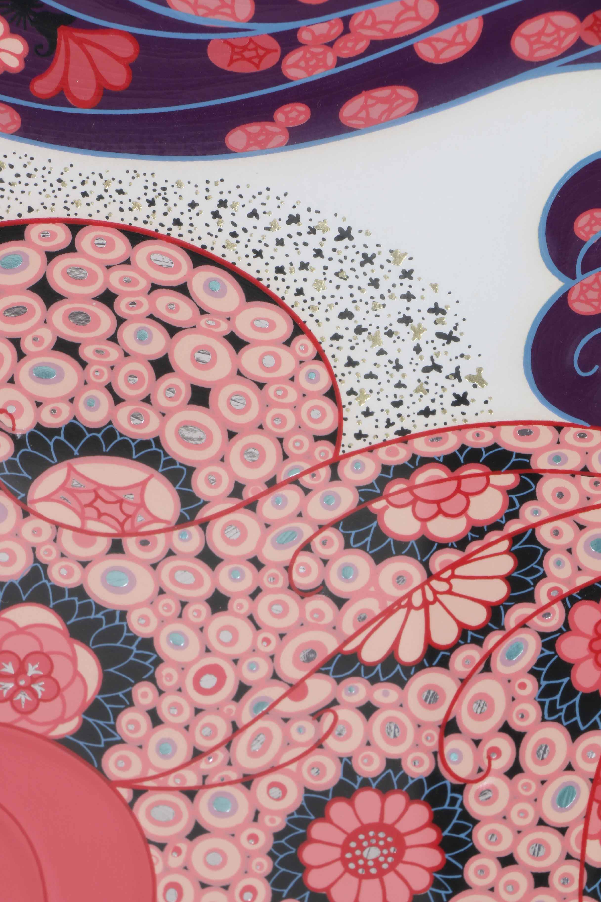 Erté Limited Edition Serigraph "The Pursuit Of Flore"