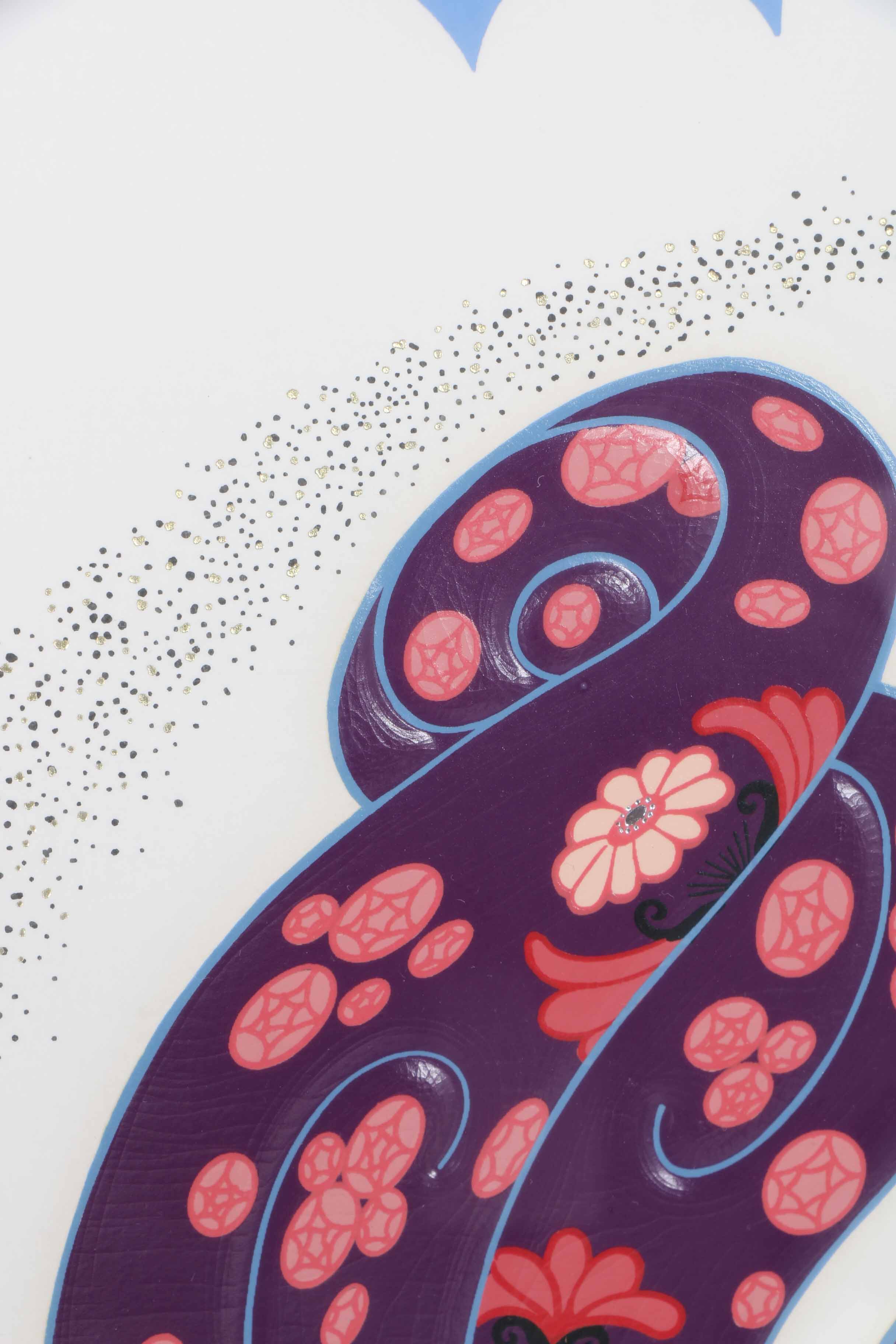 Erté Limited Edition Serigraph "The Pursuit Of Flore"