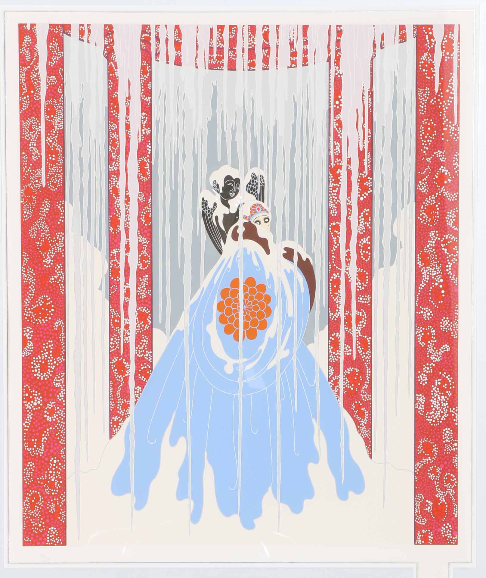 Erté 1982 Limited Edition Serigraph "Love's Captive"