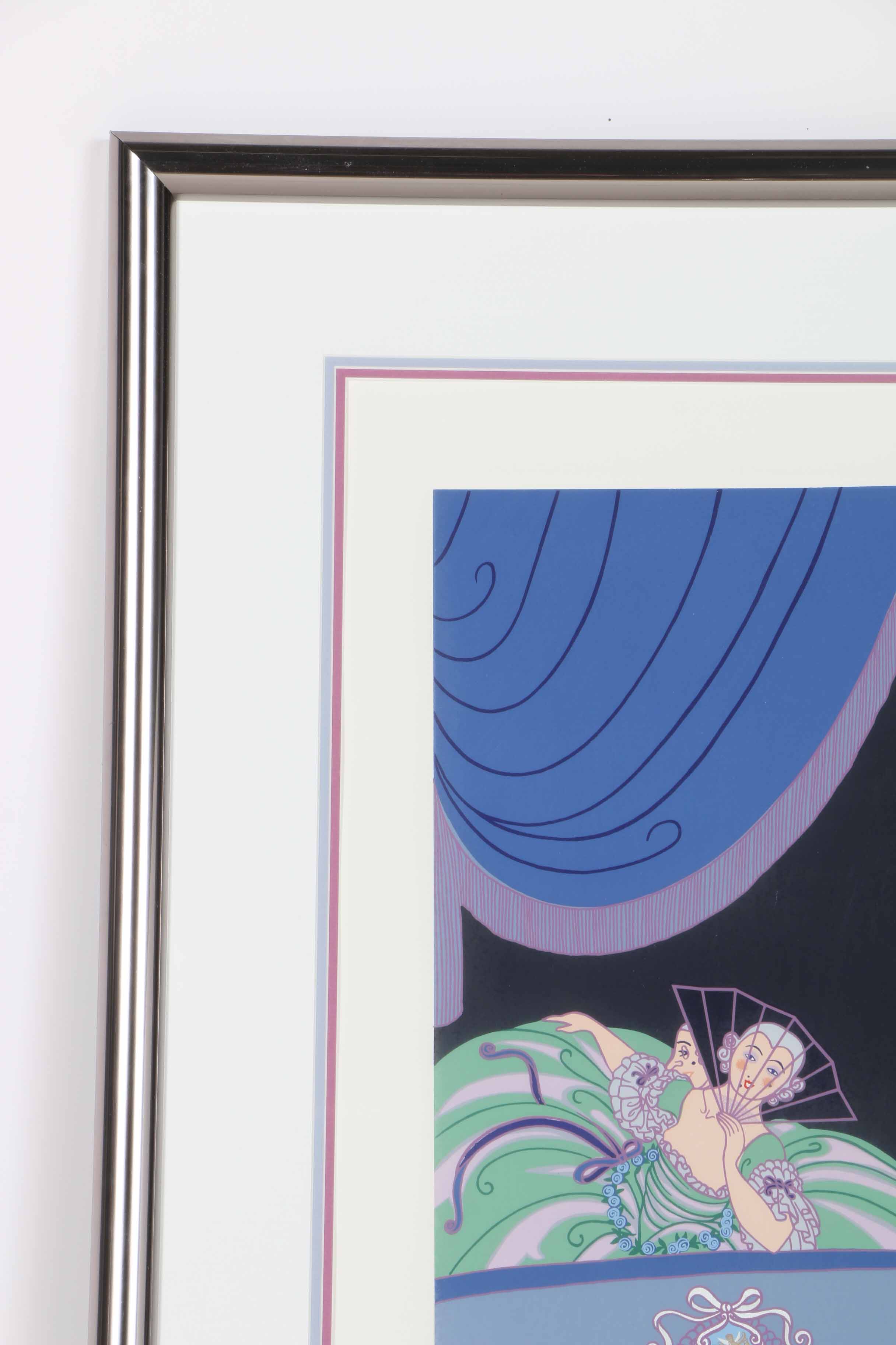 Erté 1982 Limited Edition Serigraph "Harlequin"