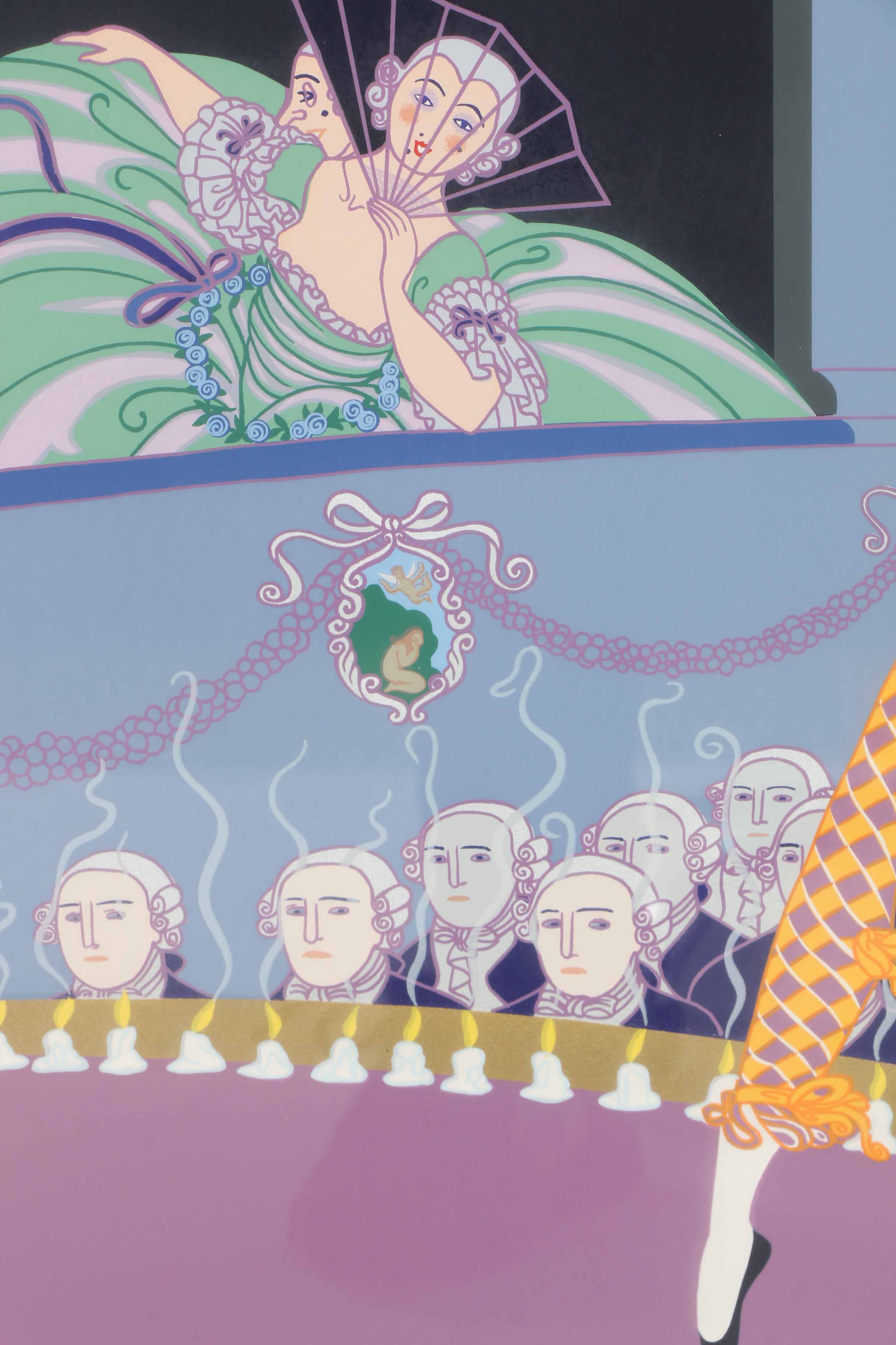 Erté 1982 Limited Edition Serigraph "Harlequin"