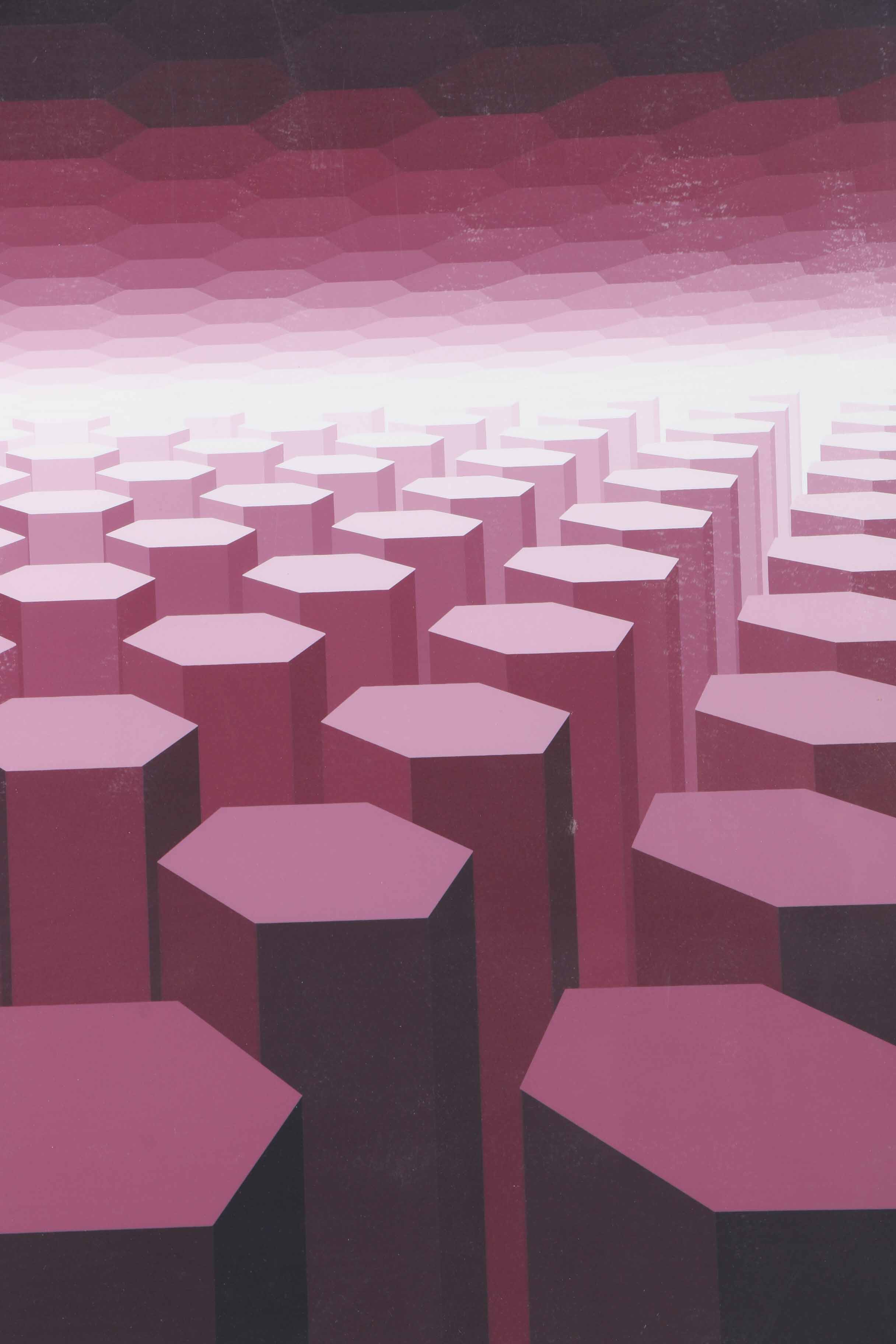 Jean-Pierre Vasarely Yvaral Limited Edition Serigraph