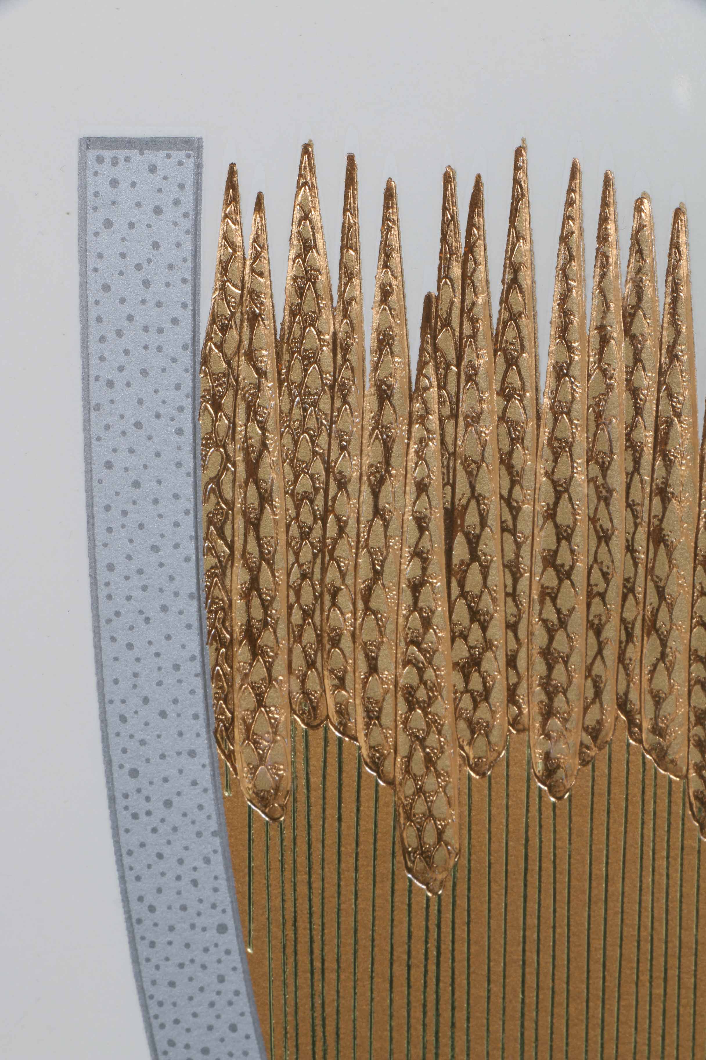 1987 Erté "Harvest" Embossed Serigraph with Foil