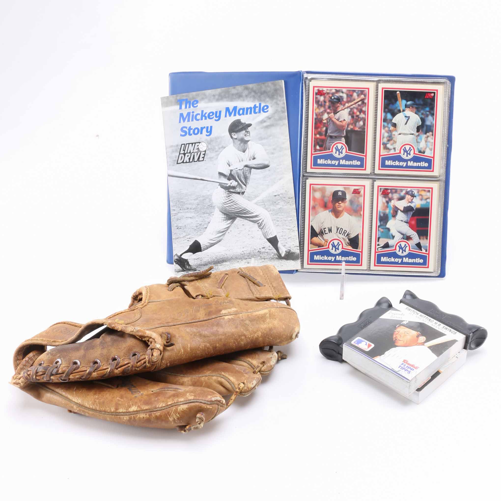 Collection of Mickey Mantle Themed Baseball Memorabilia