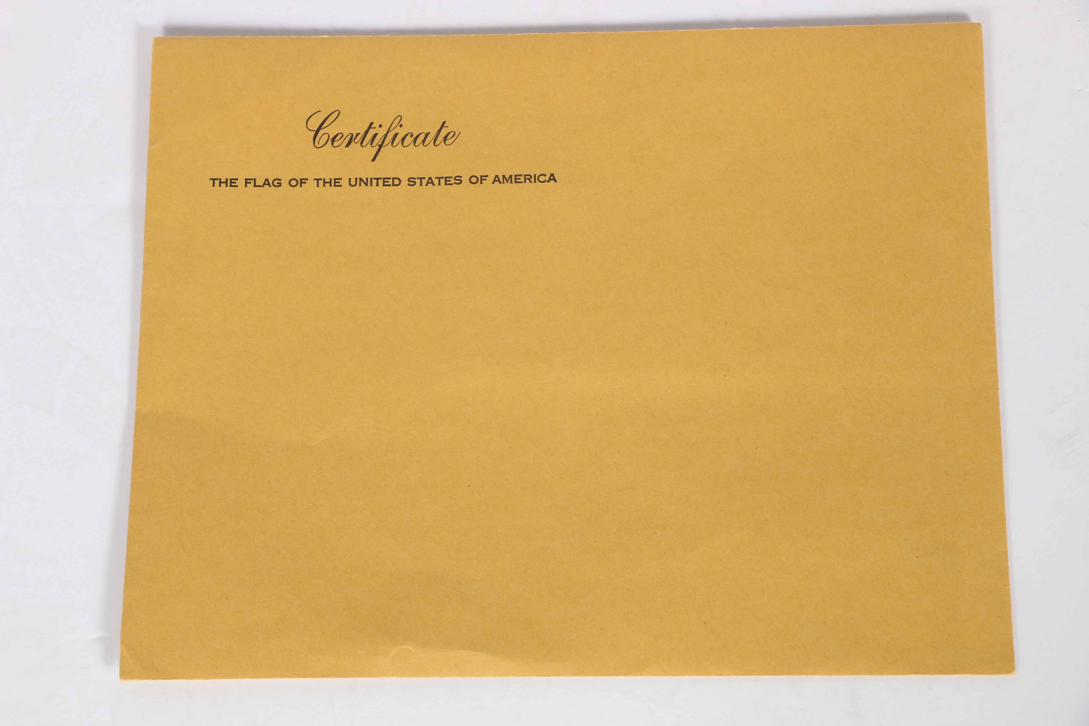 American Flag Flown Over the U.S. Capitol