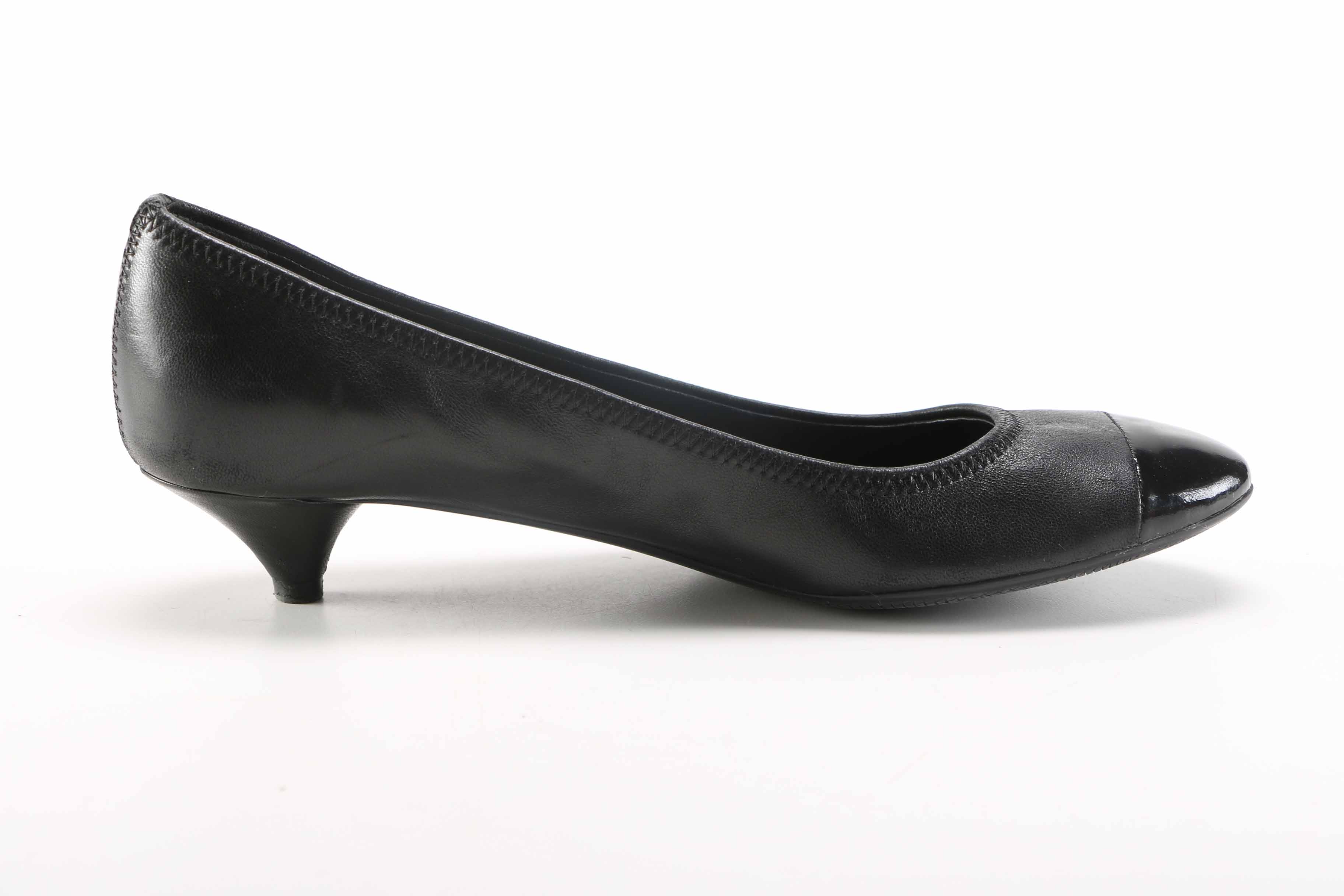 Prada Leather Kitten Heels