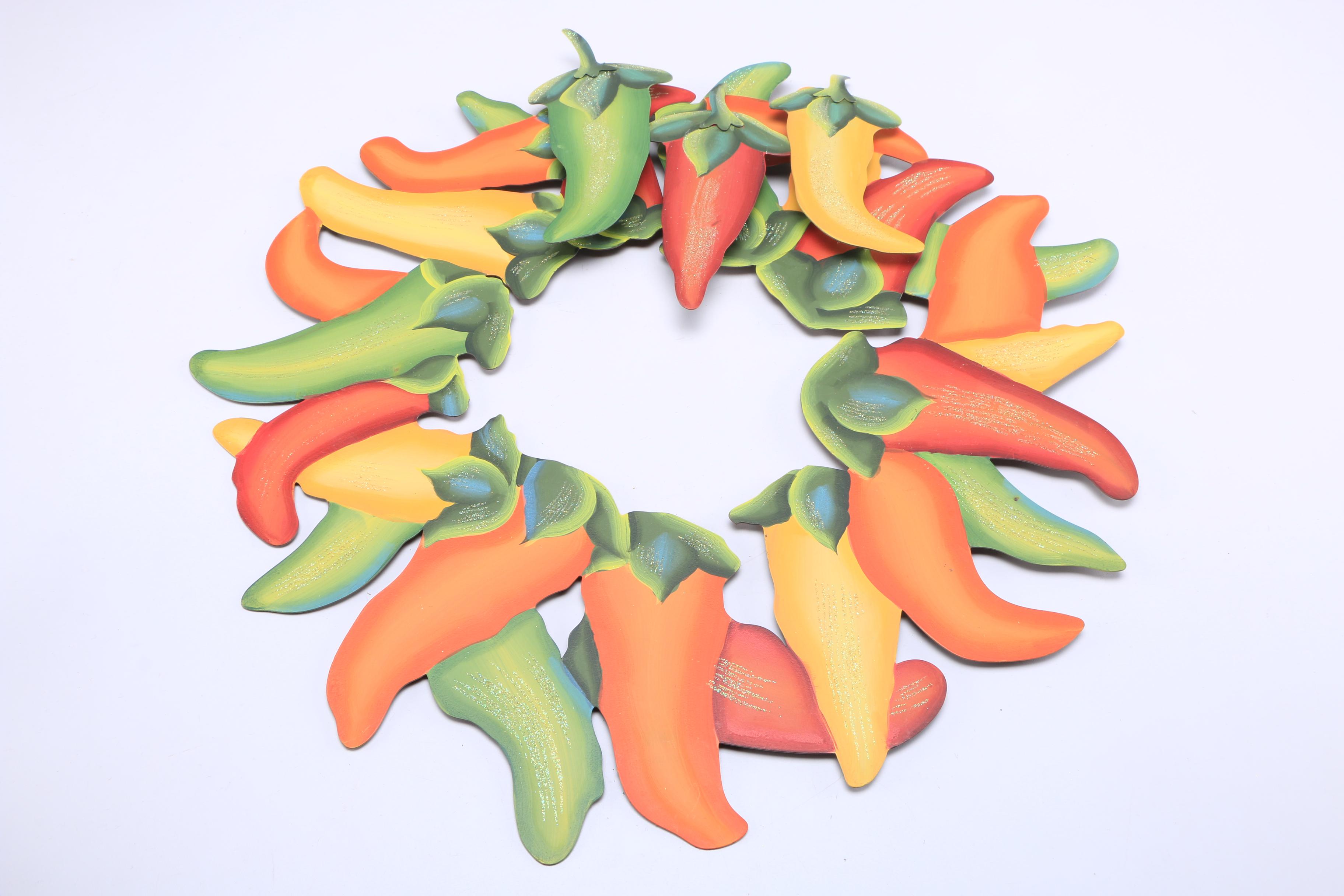 Collection of Chili Themed Décor Items