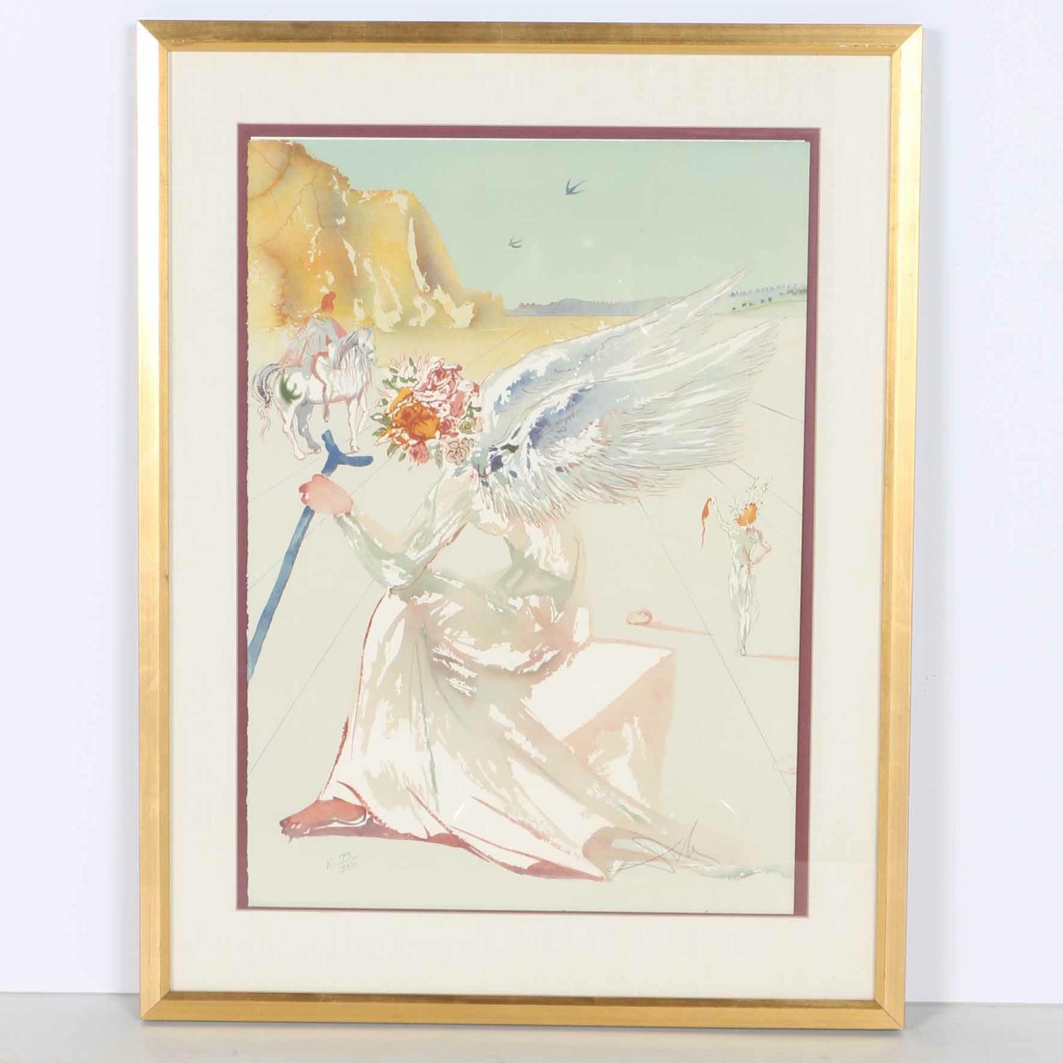 Limited Edition Lithograph After Salvador Dalí "Helen of Troy"